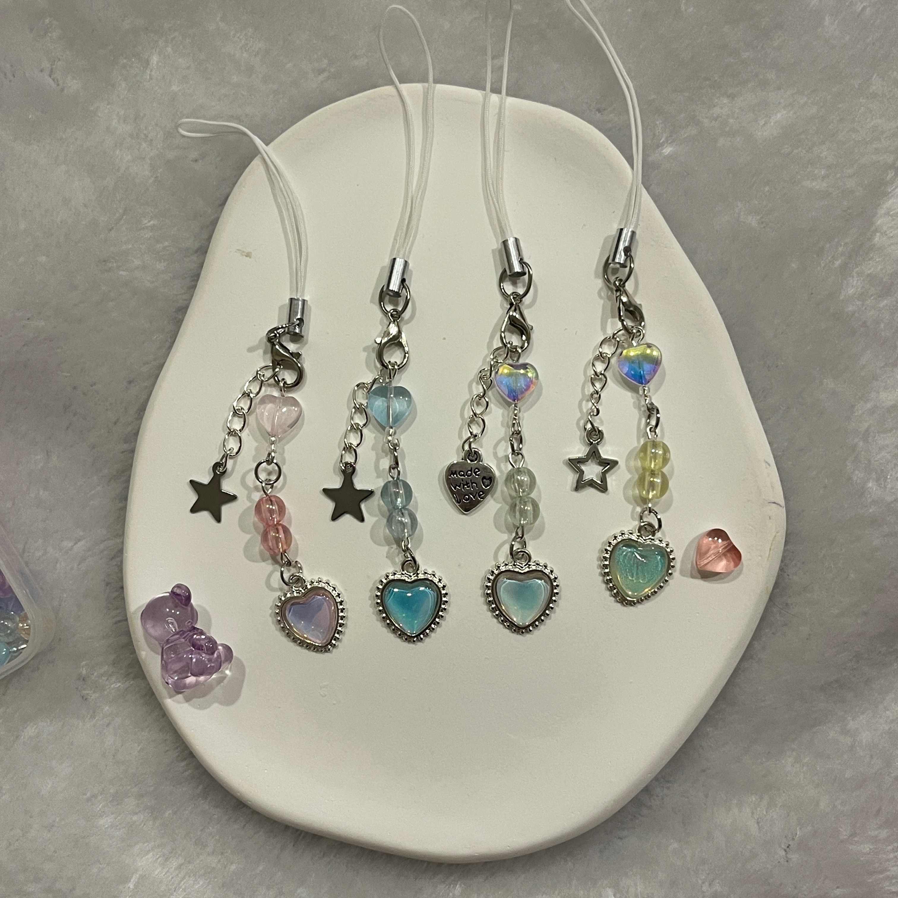 幻彩愛心星願吊飾系列