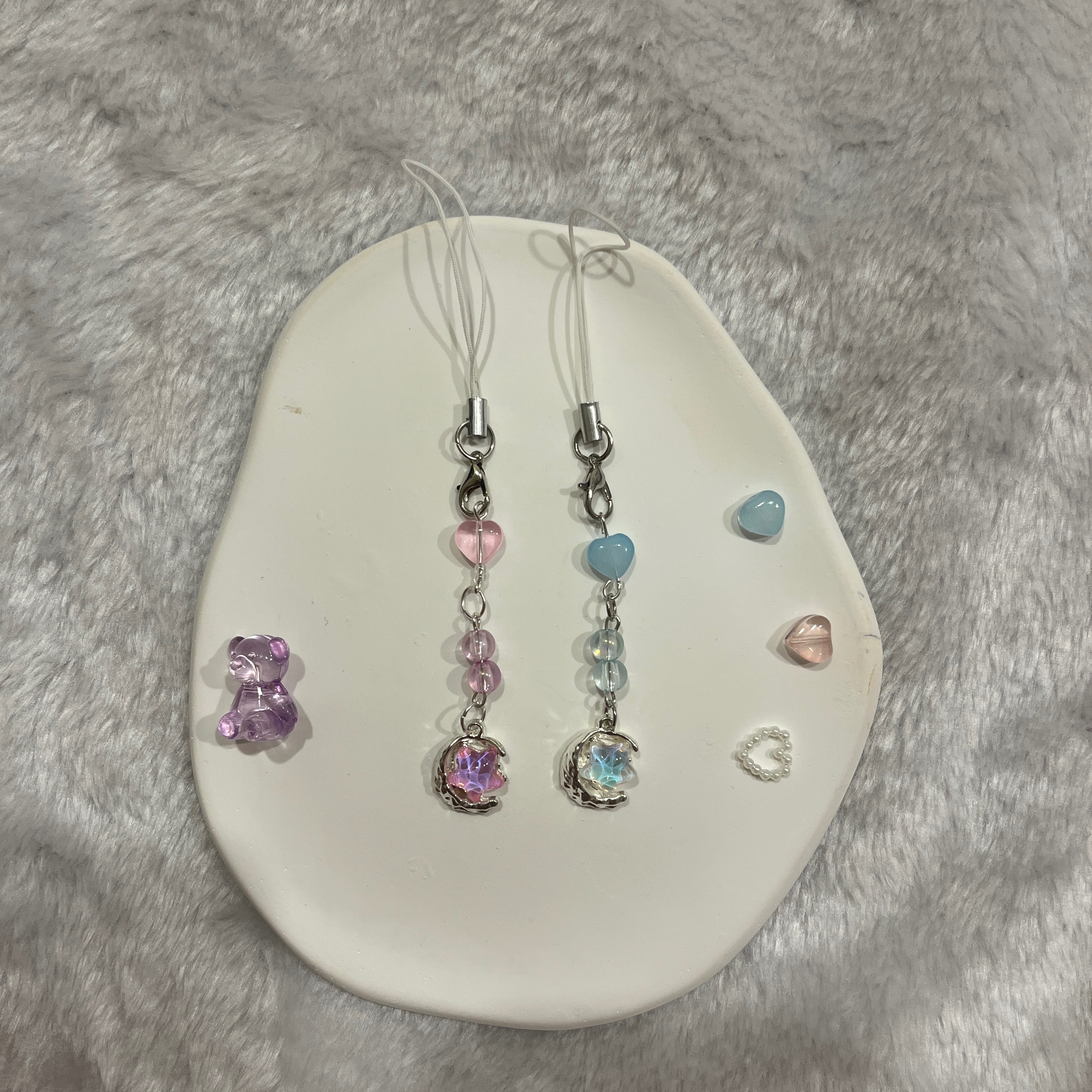 星月傳情吊飾組