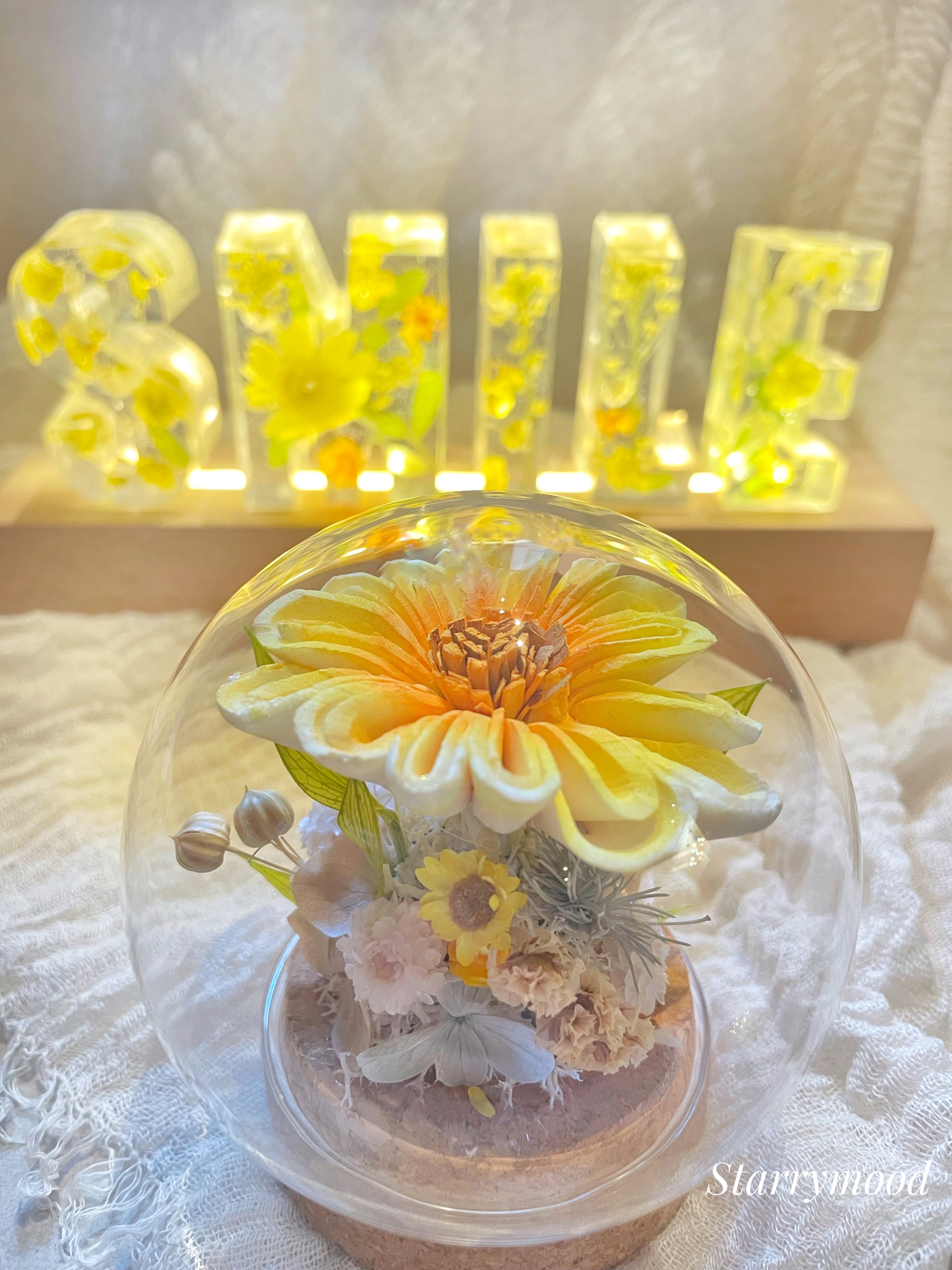 小太陽玻璃花盅