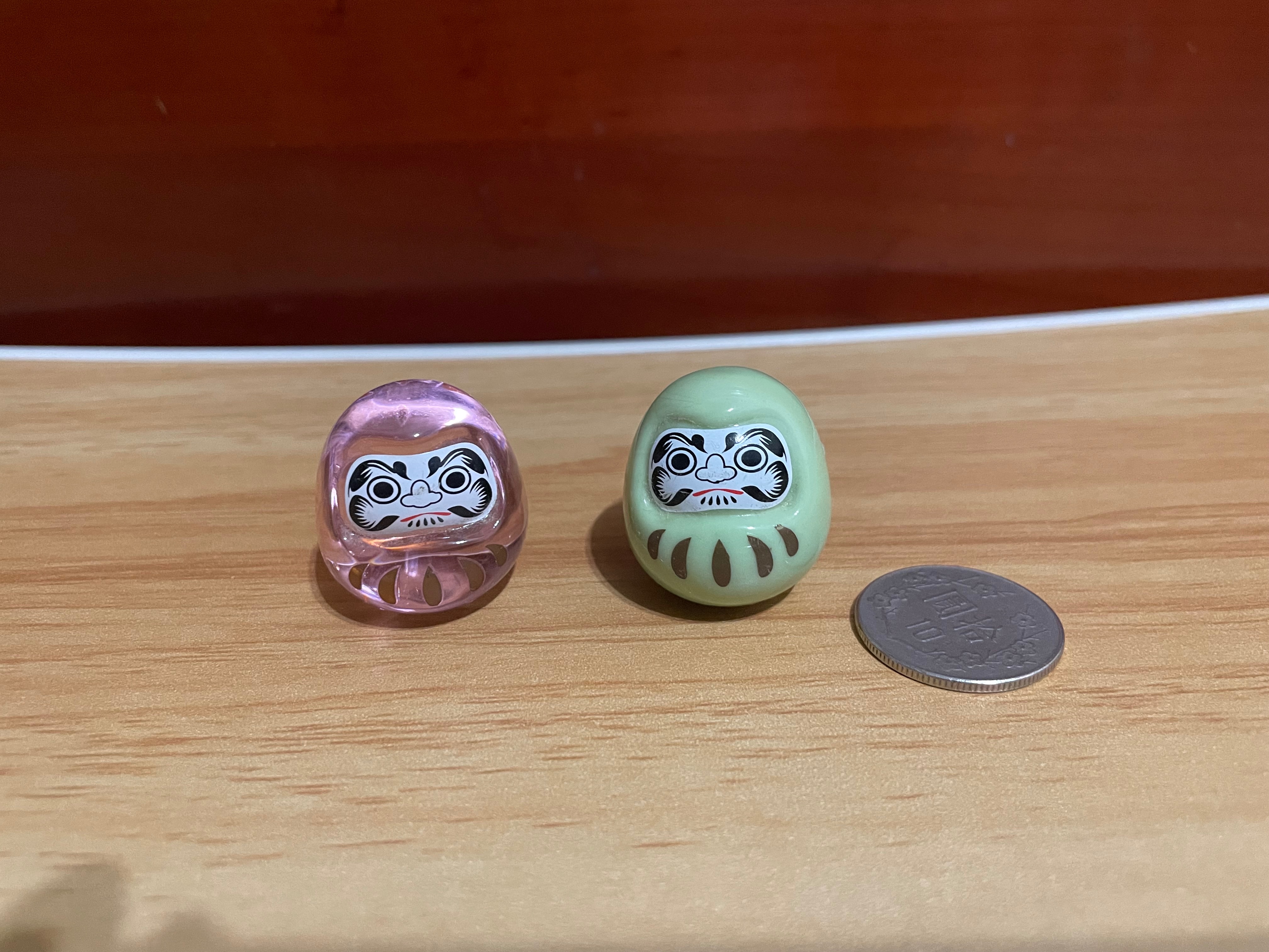 琉璃 水晶玻璃 達摩不倒翁