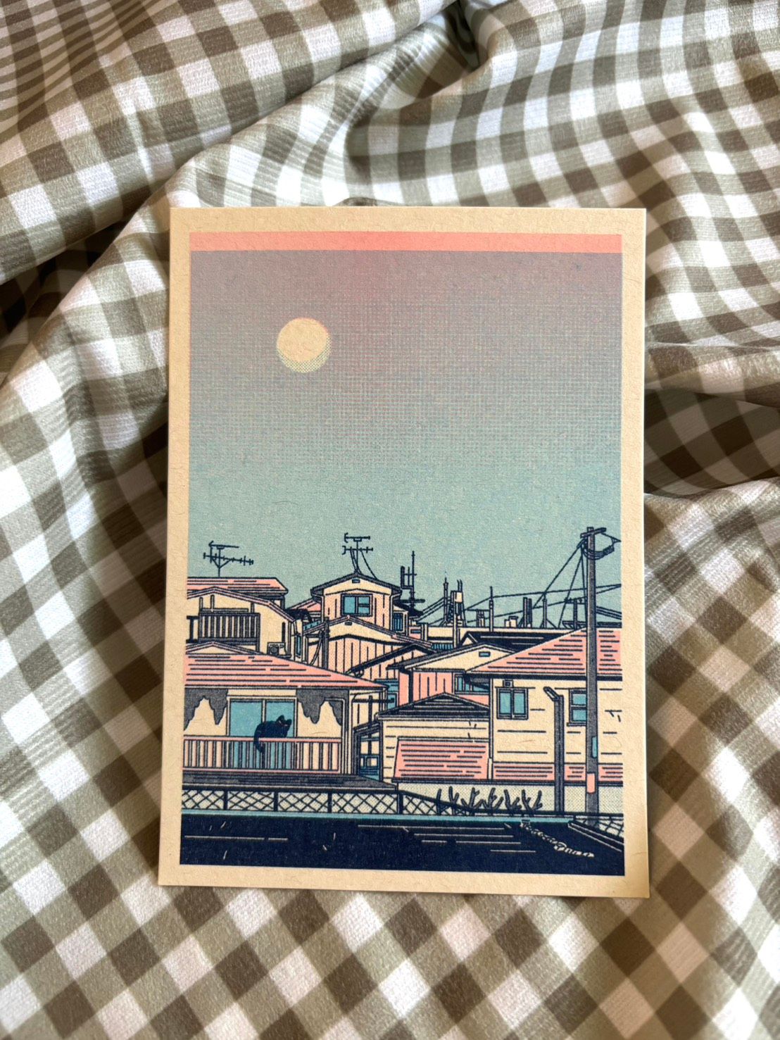 Riso孔版明信片_夜晚