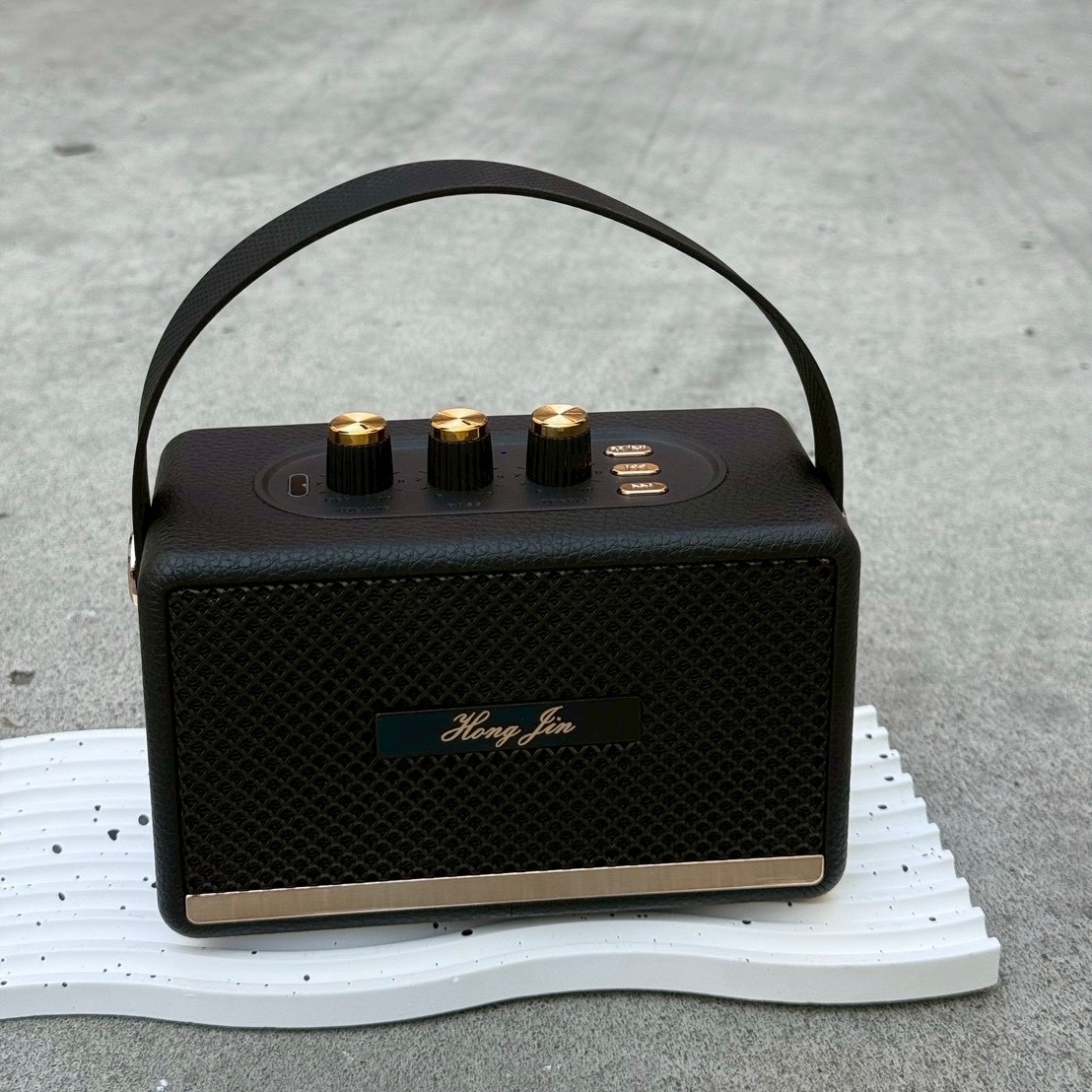 時尚復古皮革藍牙音箱【🎄交換禮物必備🎁