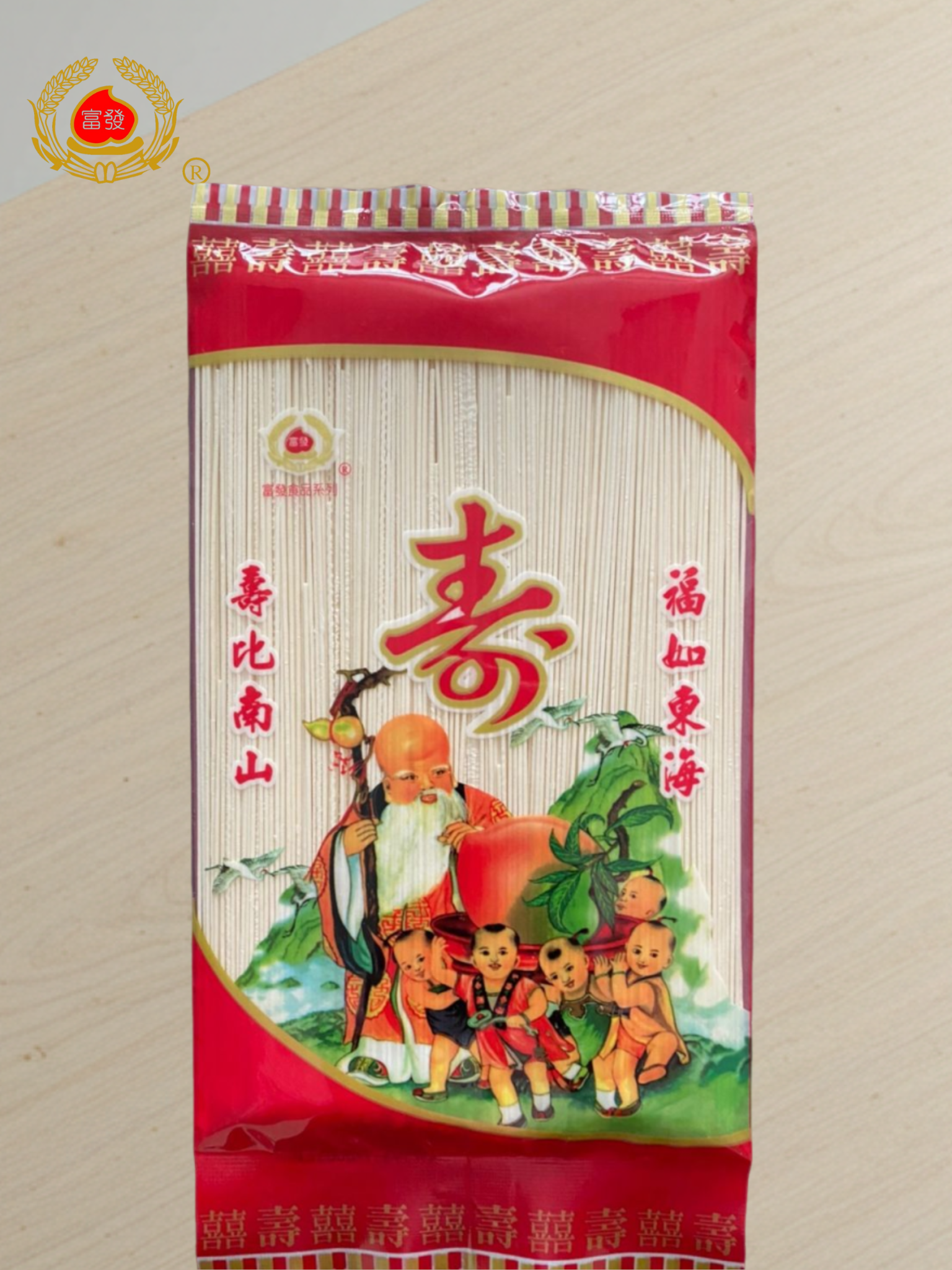 【富發】福如東海祝壽麵條 160g