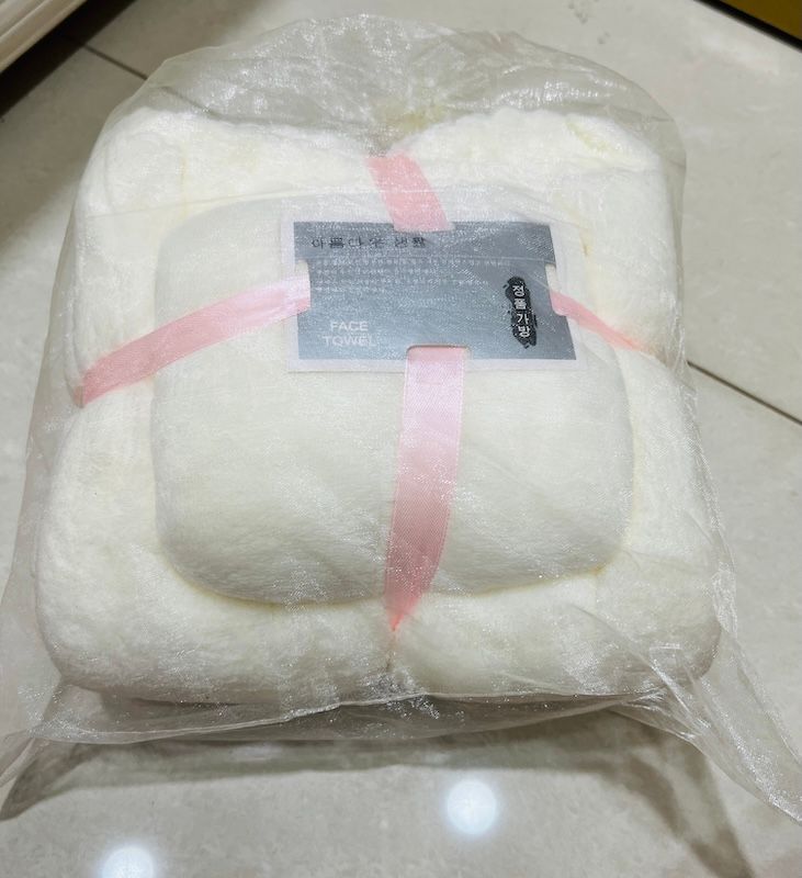 78.珊瑚絨浴巾毛巾套組 （白色）