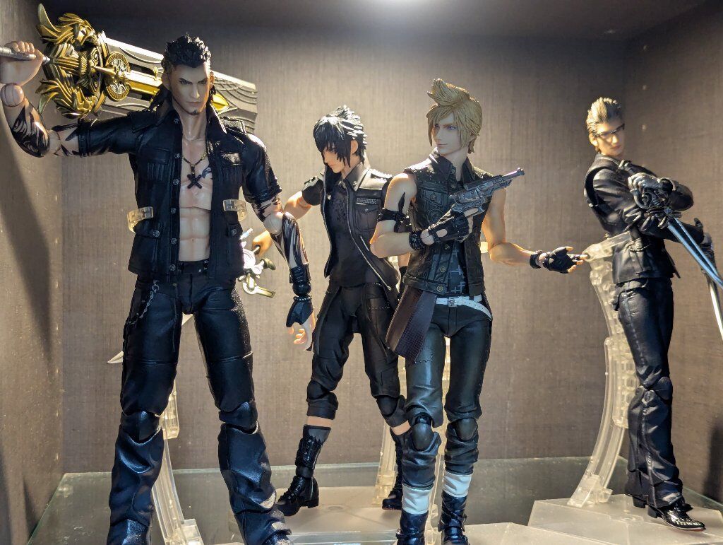 【二手】Play Arts改 PA改 FF15 FFXV 有盒諾克提斯、普羅恩普特＋無盒格拉迪歐、伊格尼斯（四入）