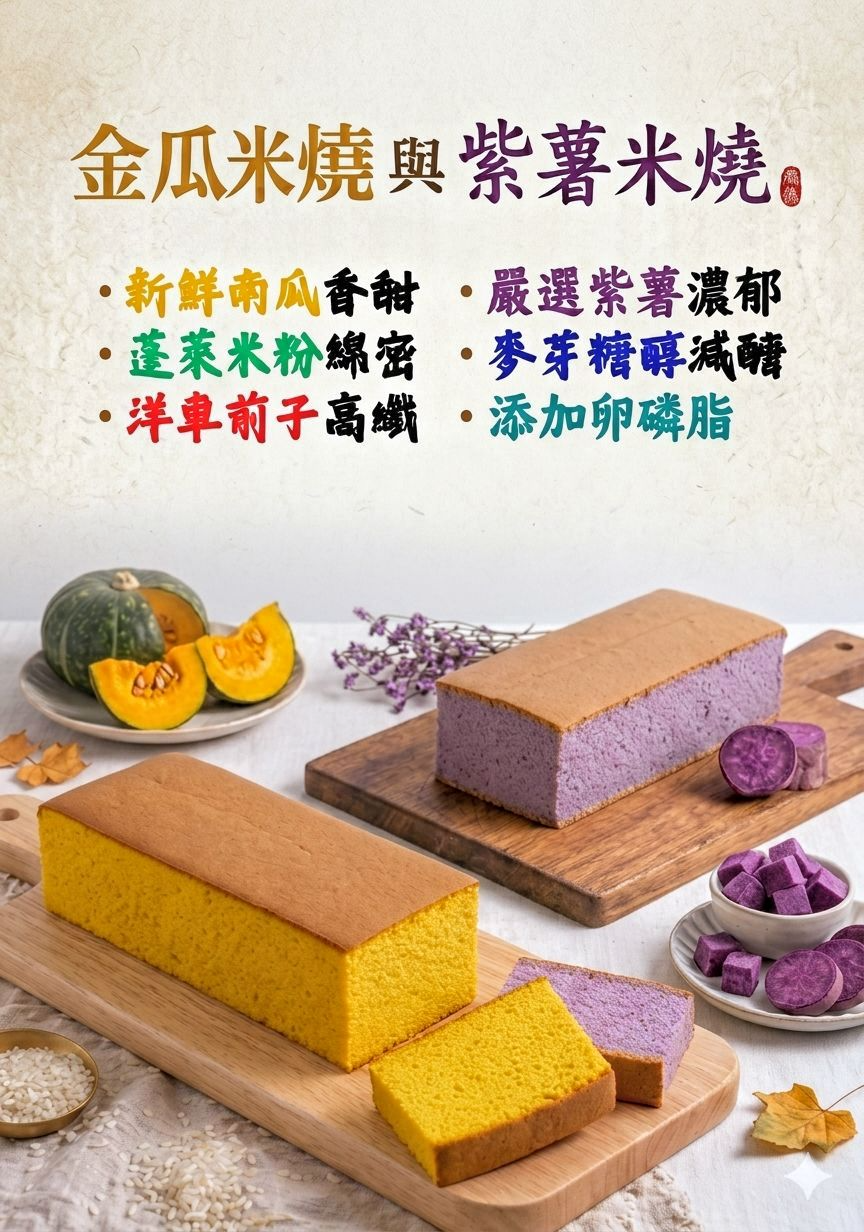 金瓜米燒與紫薯米燒