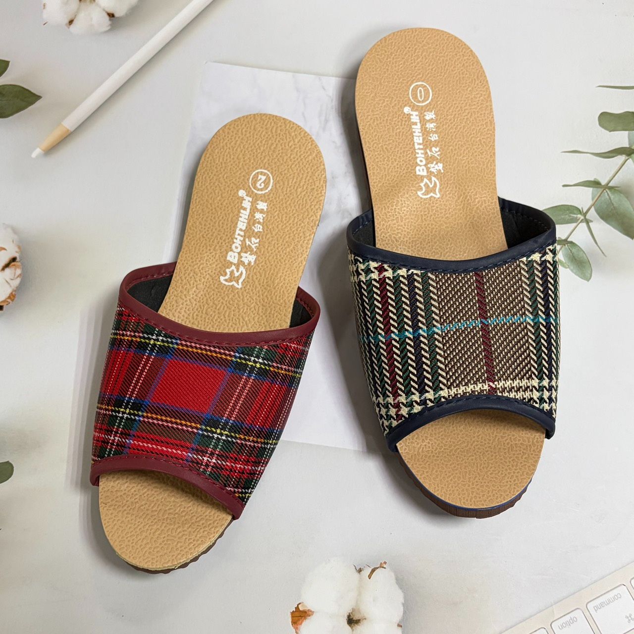 台灣製造MIT 磐石布面地板拖鞋 室內拖鞋