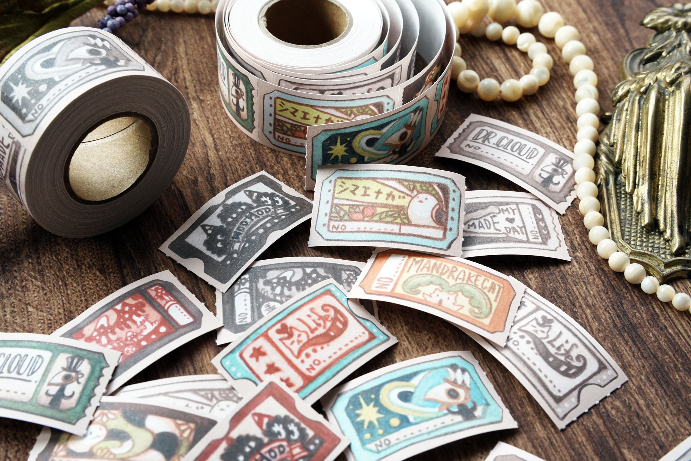 喵德拉彩票紙膠帶