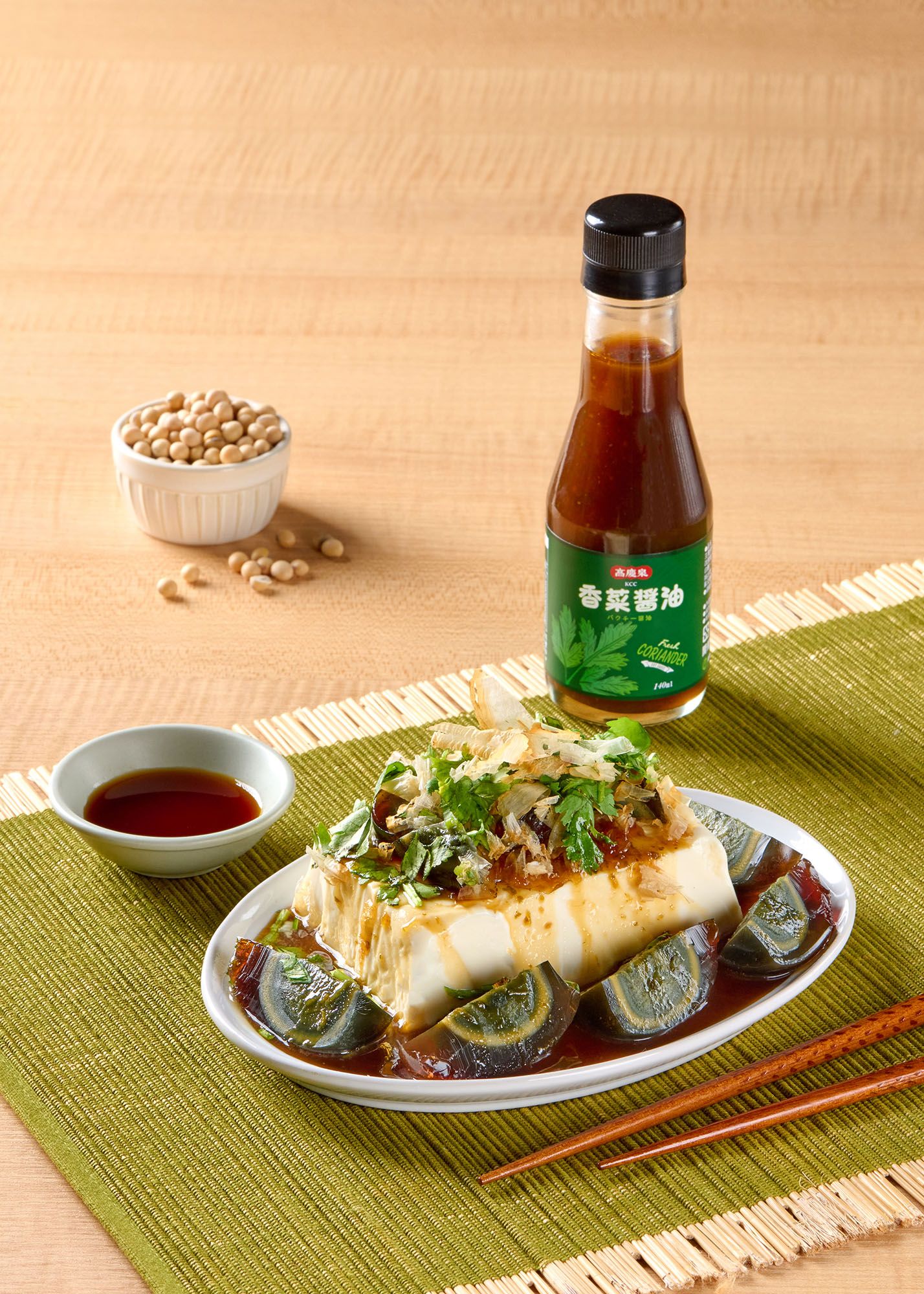 高慶泉_香菜醬油_140ml_沾拌_調醬