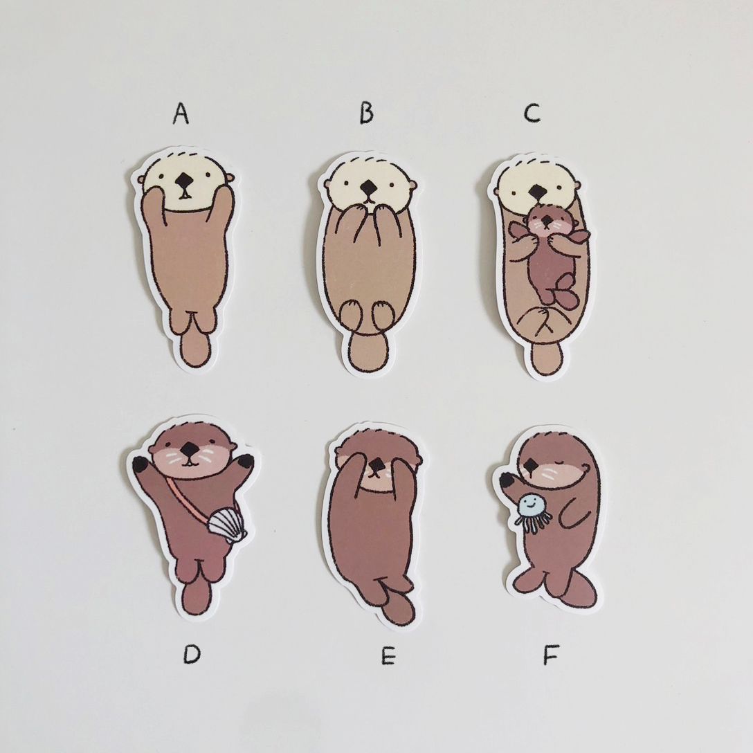 海獺咪寶🦦 防水貼紙