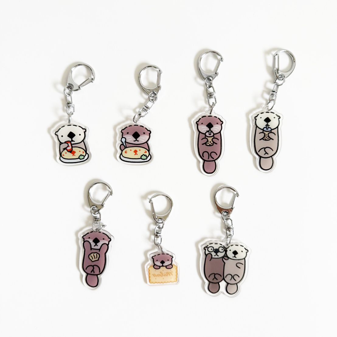 海獺咪寶🦦 壓克力吊飾 食物系列 七款可選