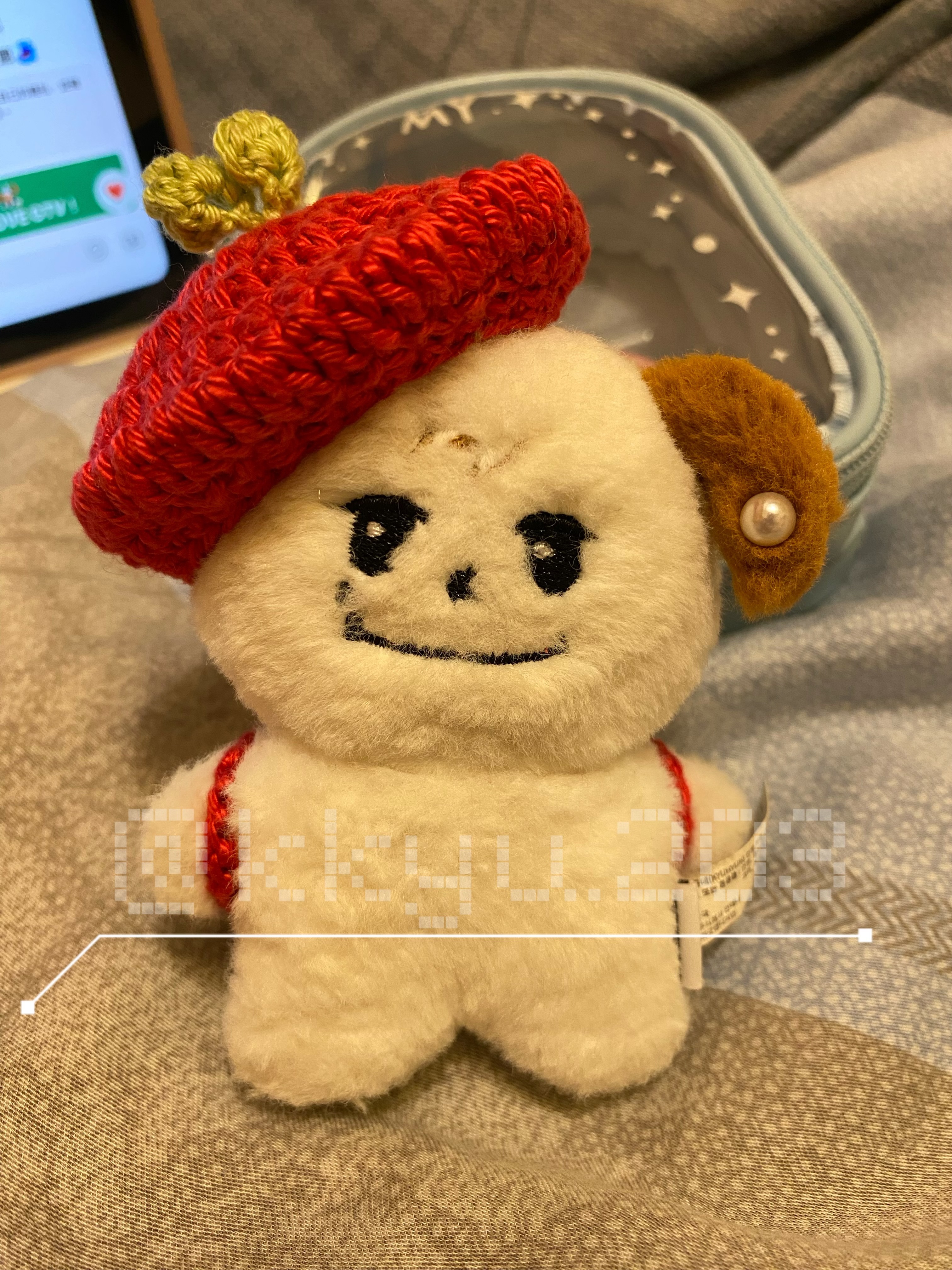 畫家帽+蘋果背包🍎