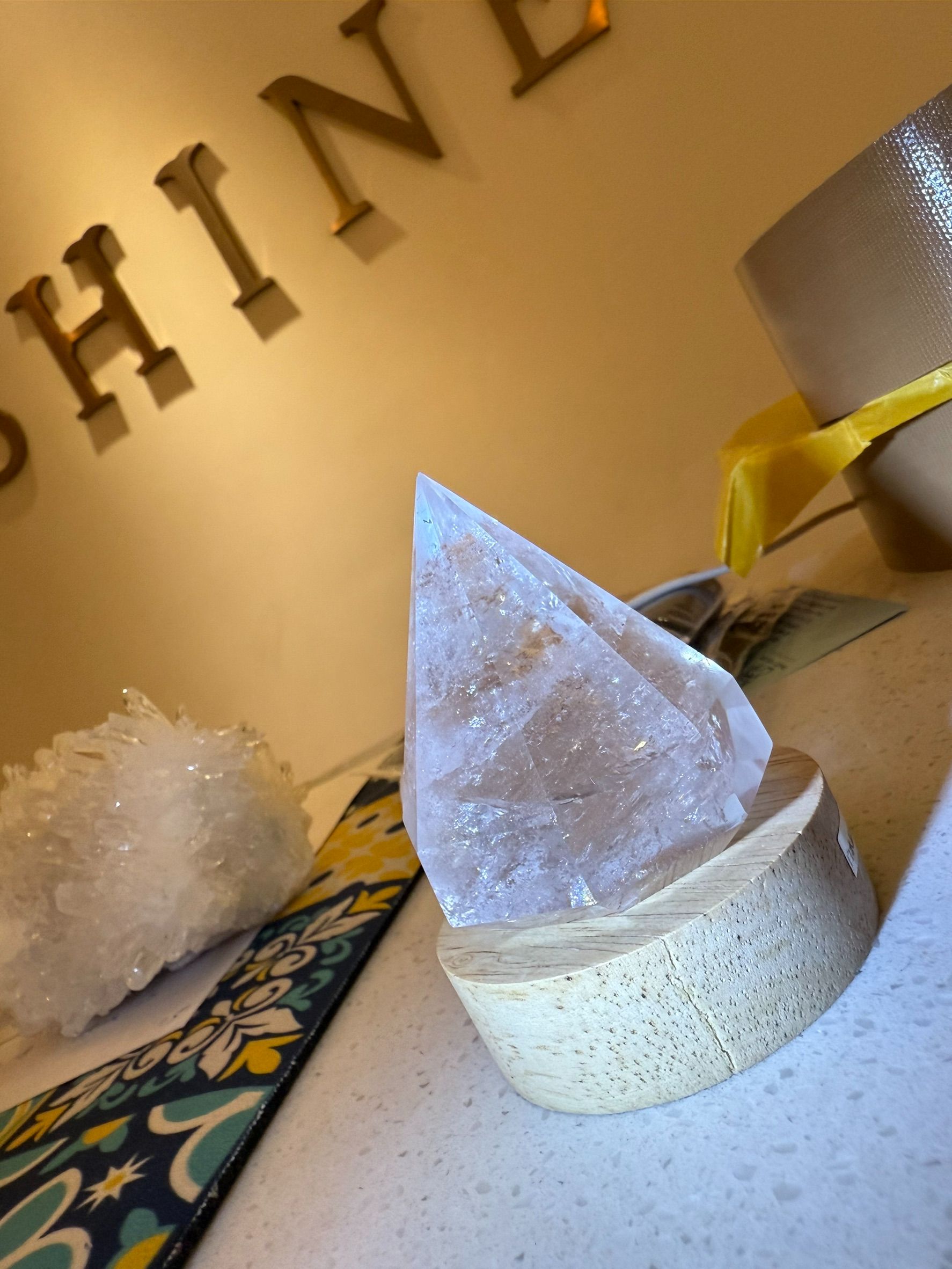 ✨ Krystal 白水晶鑽石燈座擺飾 ✨