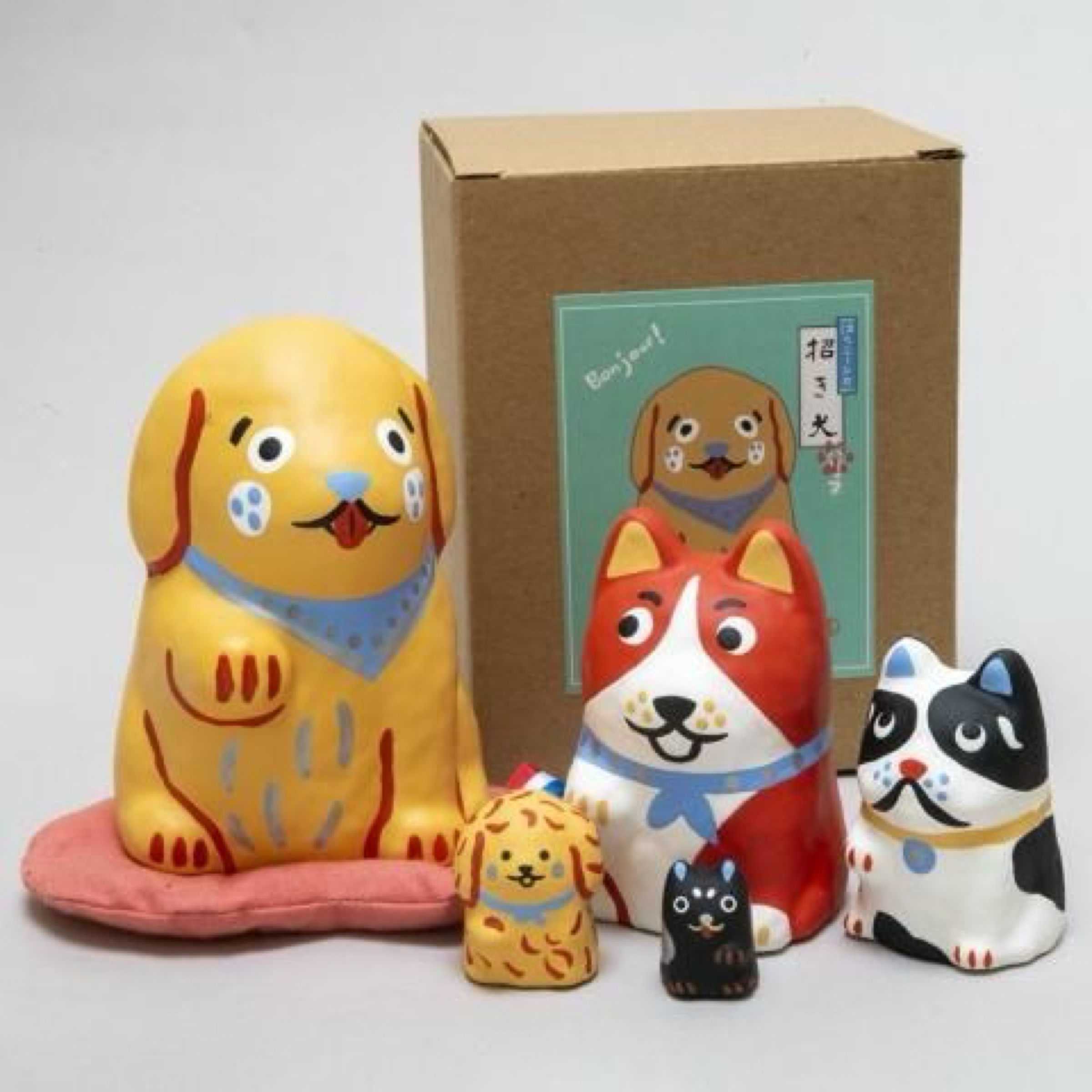 巴黎插畫家 x 一千乃 和紙工藝俄羅斯娃娃