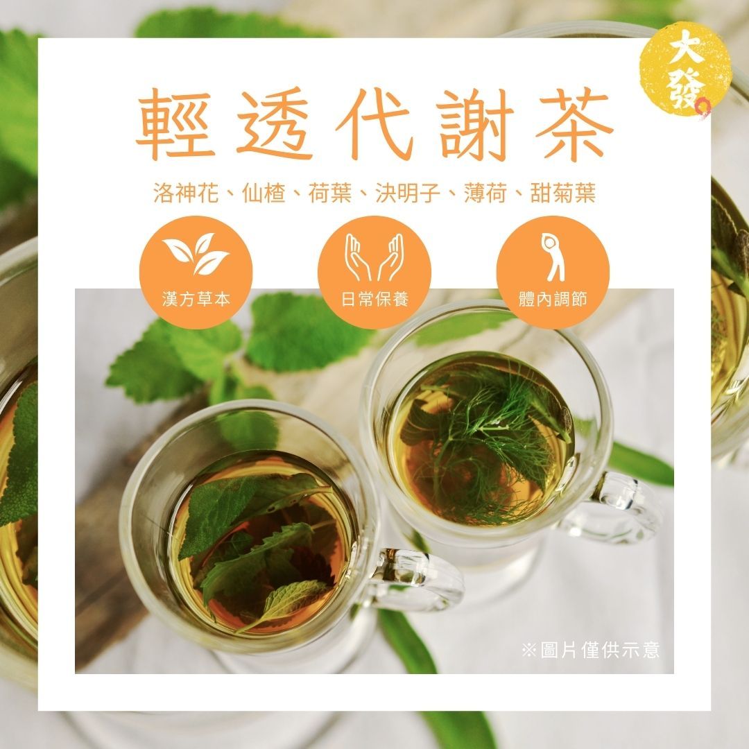 輕透代謝茶｜輕快回甘，暢飲無負擔