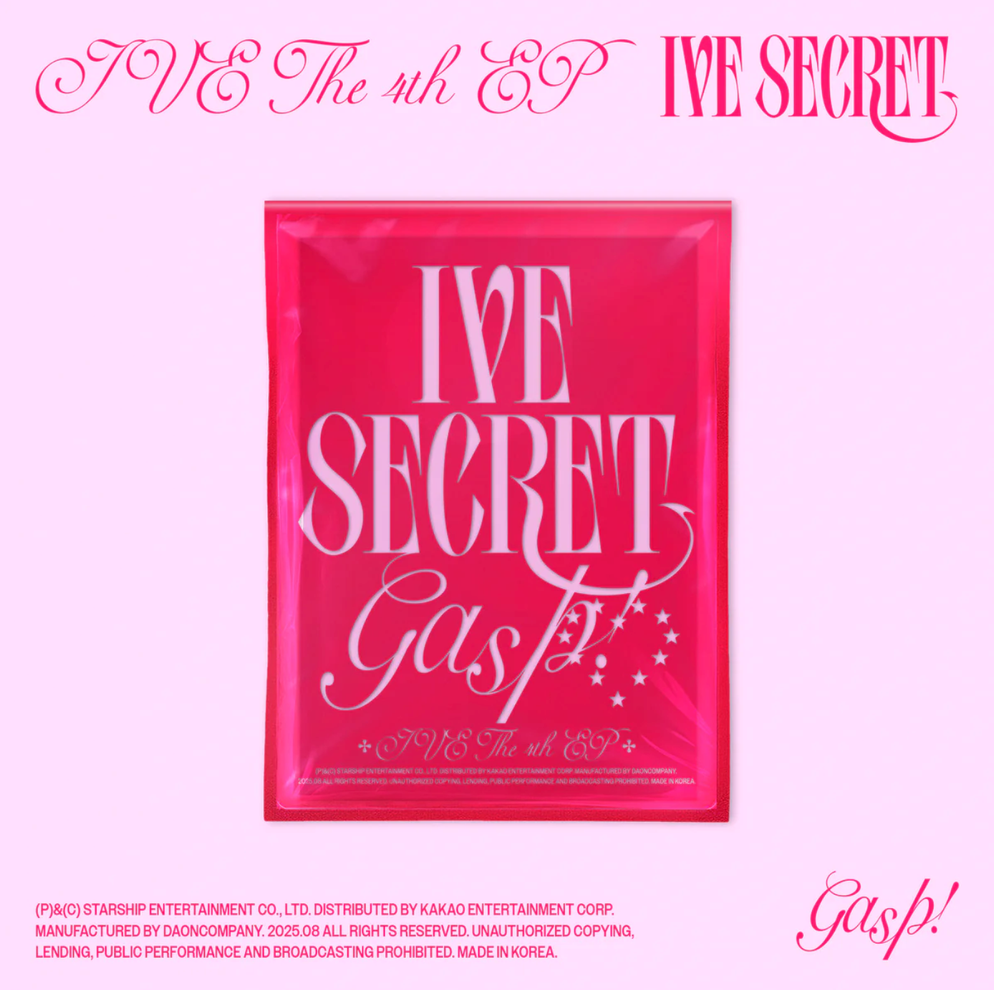 （候補｜早鳥優惠價結束）IVE【IVE SECRET】美版親簽專輯