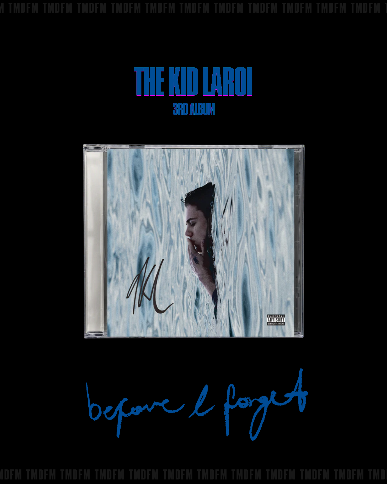 The Kid LAROI【BEFORE I FORGE】簽名 CD（預購）