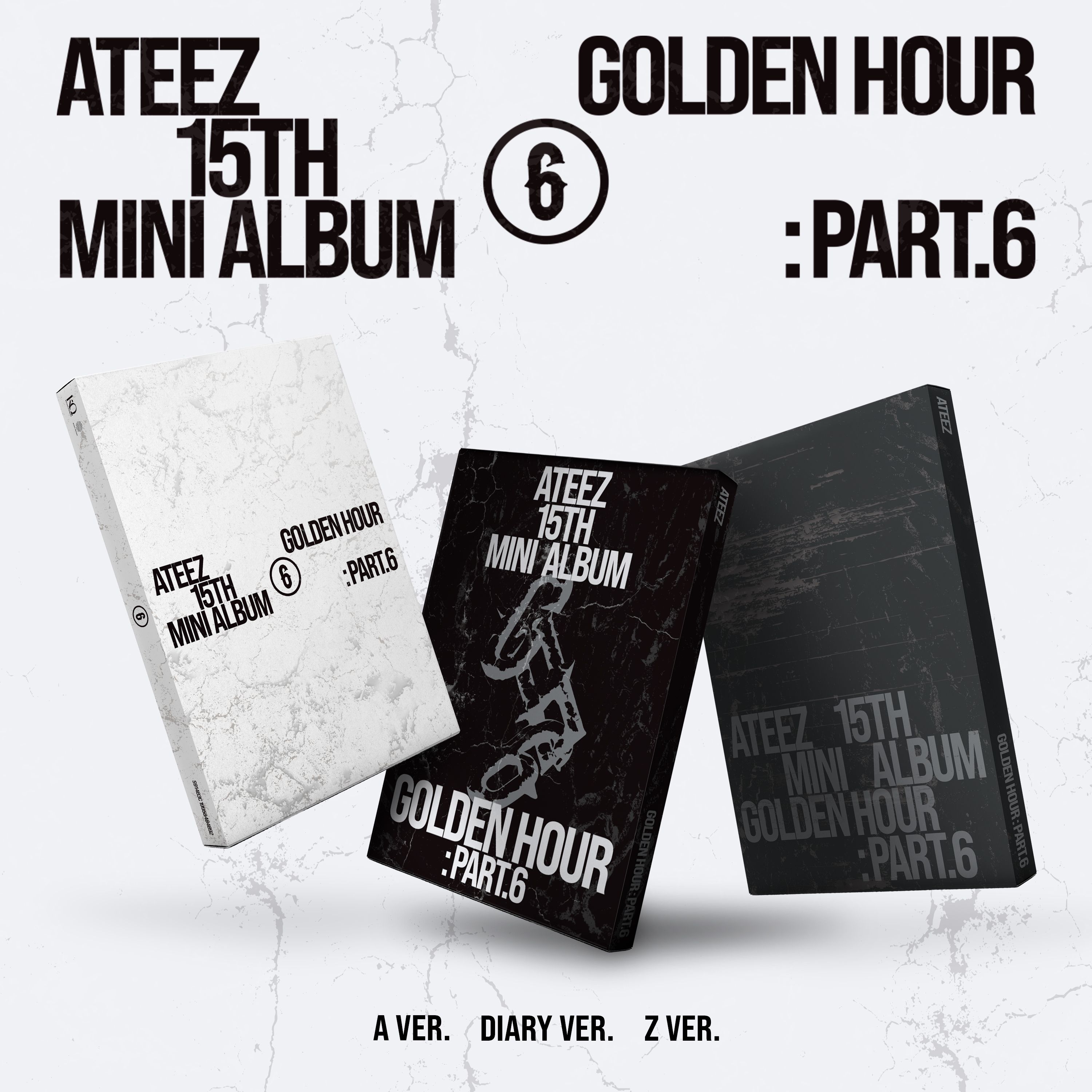 【親簽】ATEEZ【GOLDEN HOUR : Part.6】美國限定簽名專輯（Photobook）