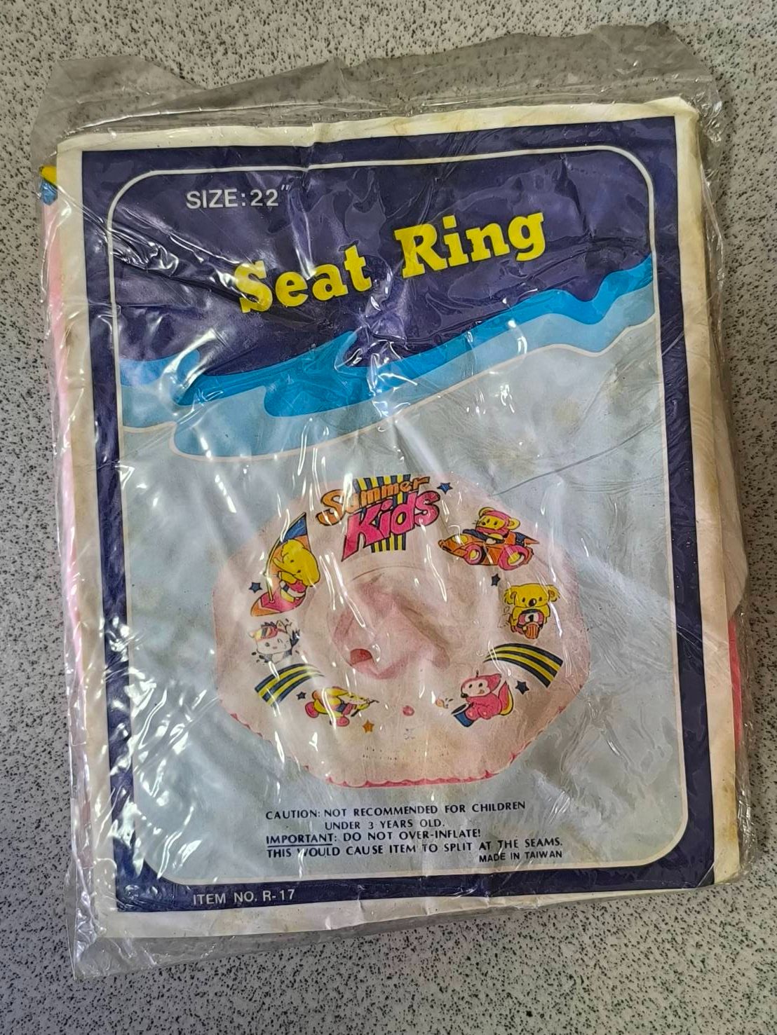 【惜福好物-全新】 22＂ 游泳圈 （二手物資，介意者勿下單）