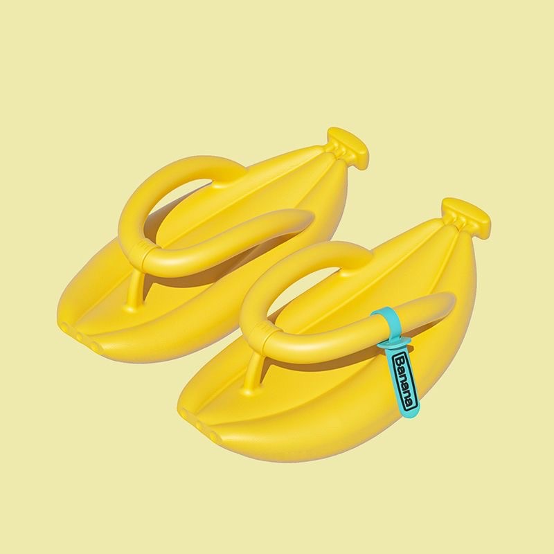 超可愛的香蕉夾腳拖🩴🍌很好穿！不會跌倒啦