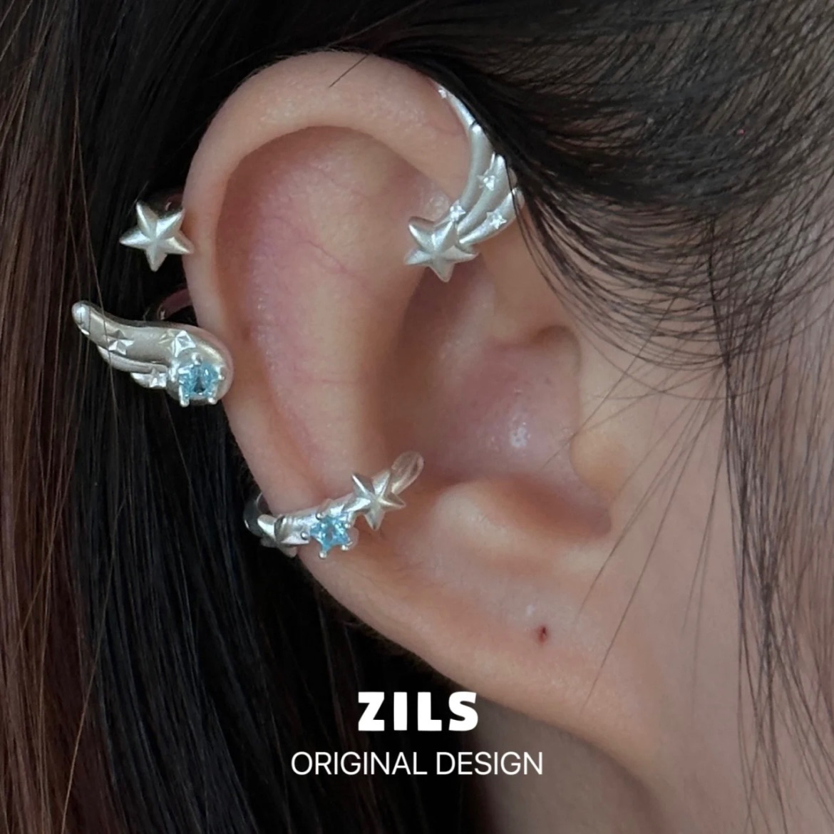 正版✨星星翅膀耳掛🪽