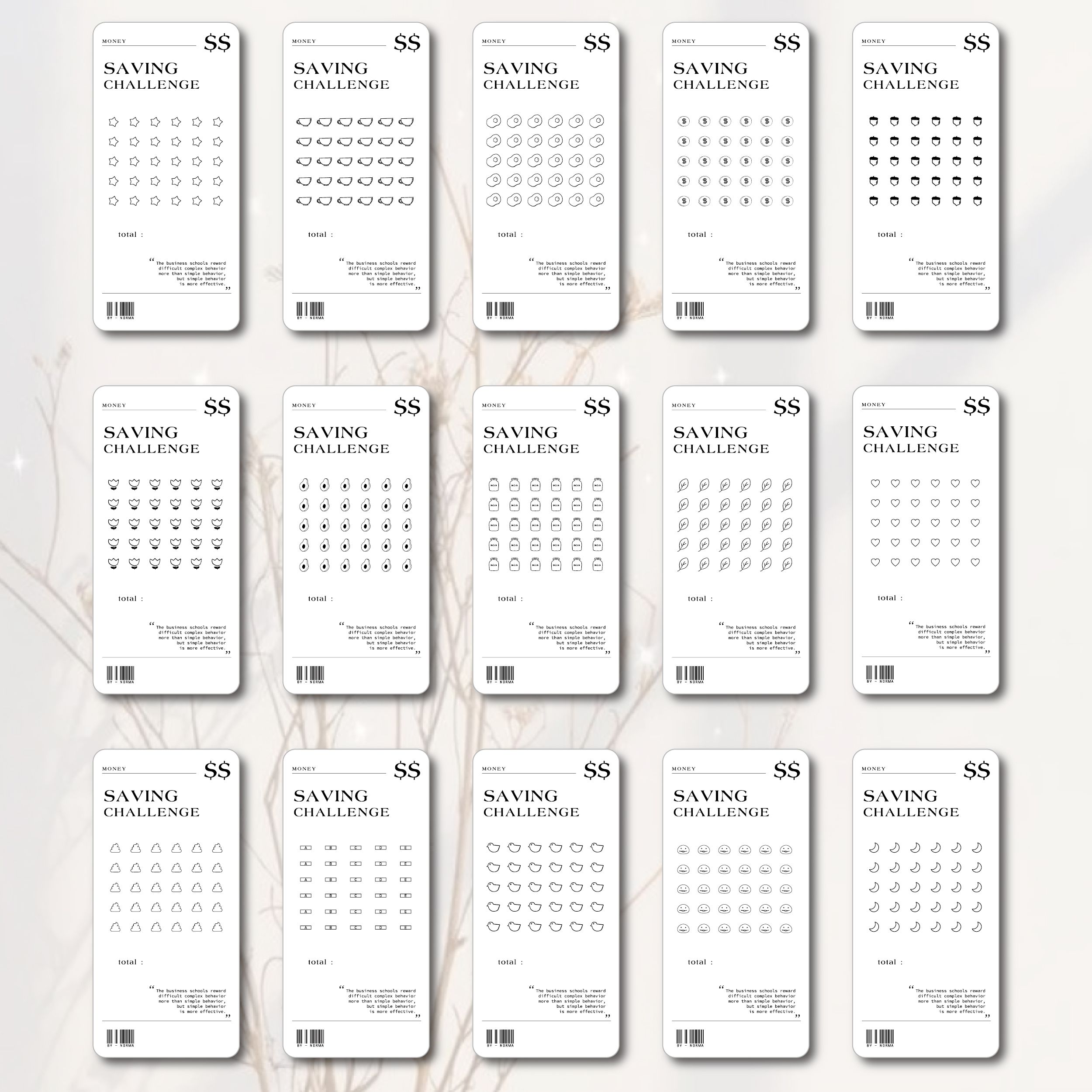 卡片 - 純白雜誌