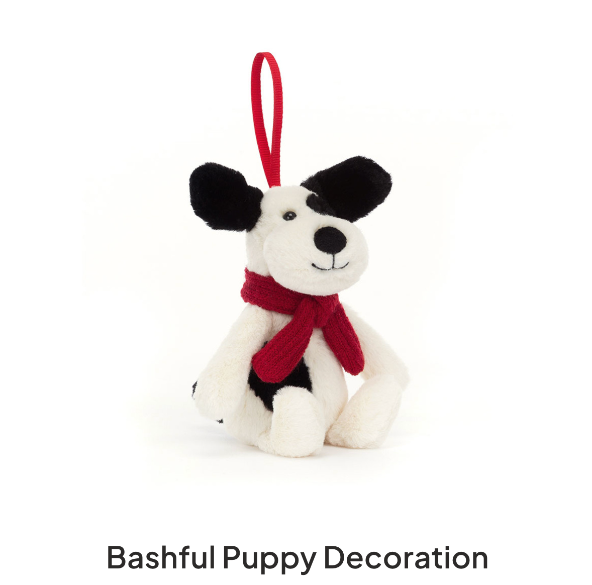 【在台現貨】Jellycat 紅色圍巾狗狗吊飾