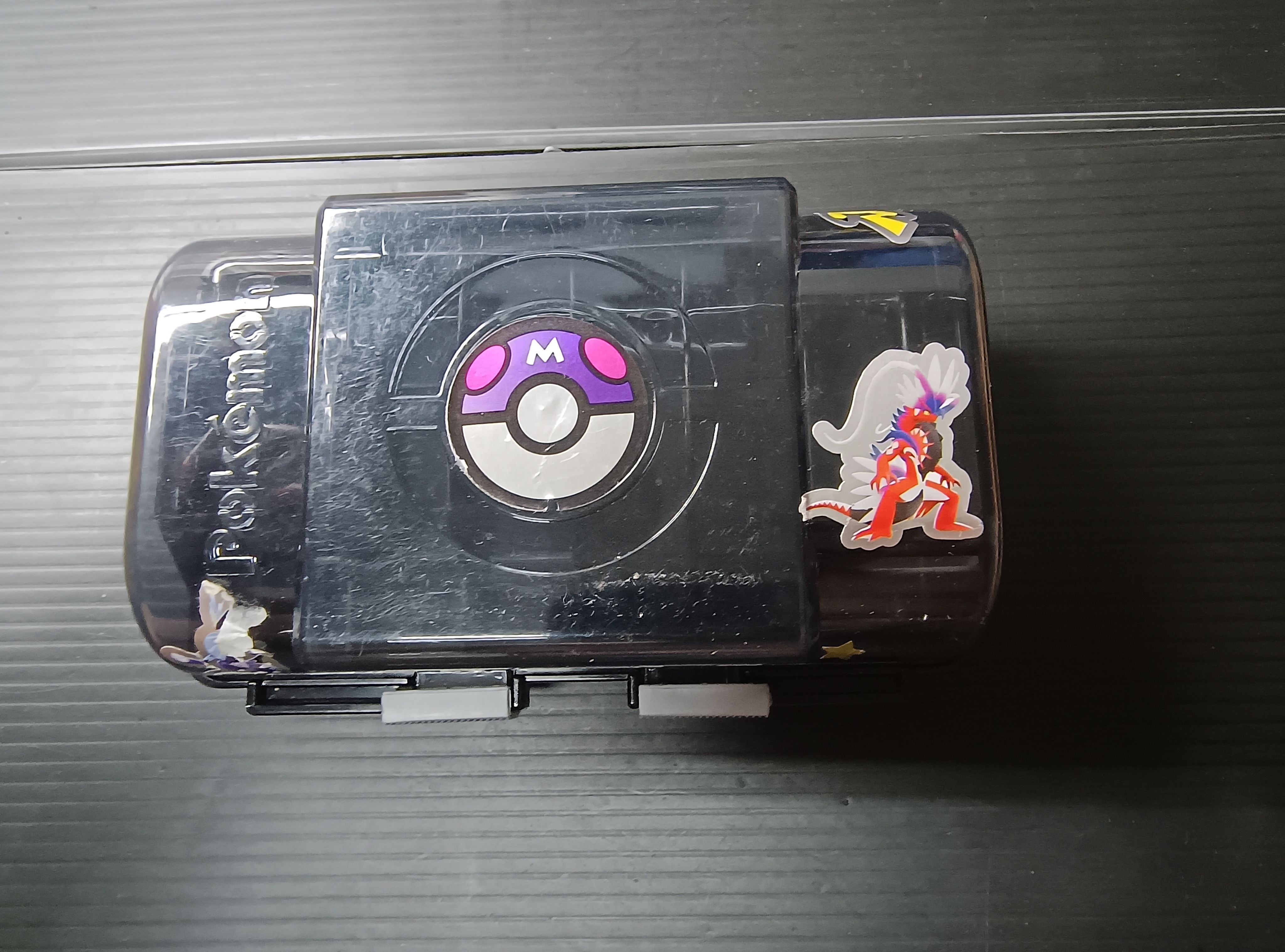 【如圖】Pokémon Mezasta隨身卡匣盒- 有貼紙+記錄卡匣200回