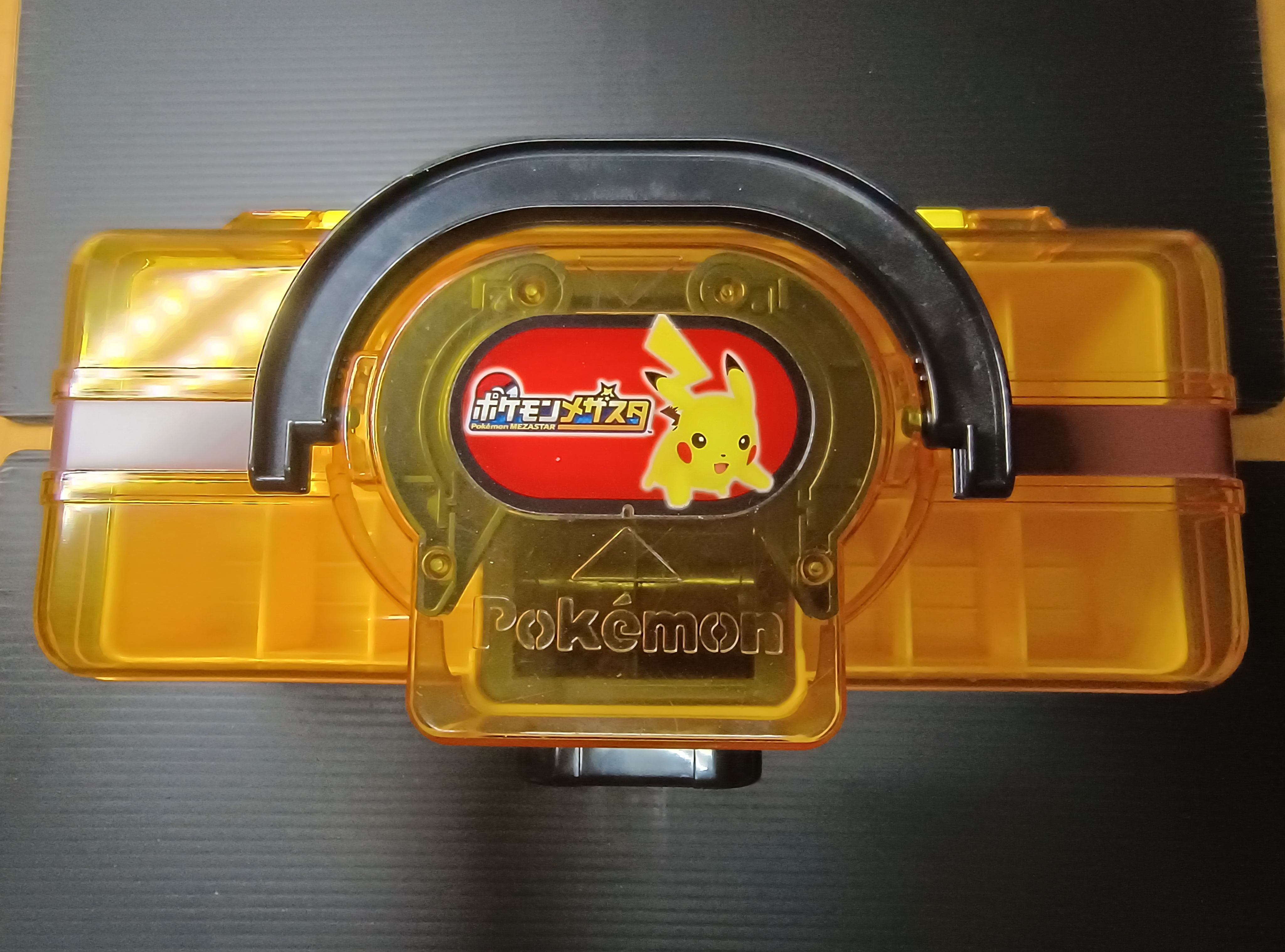 【如圖】Pokémon Mezasta卡盒（配件盒況完整+200回記錄卡）