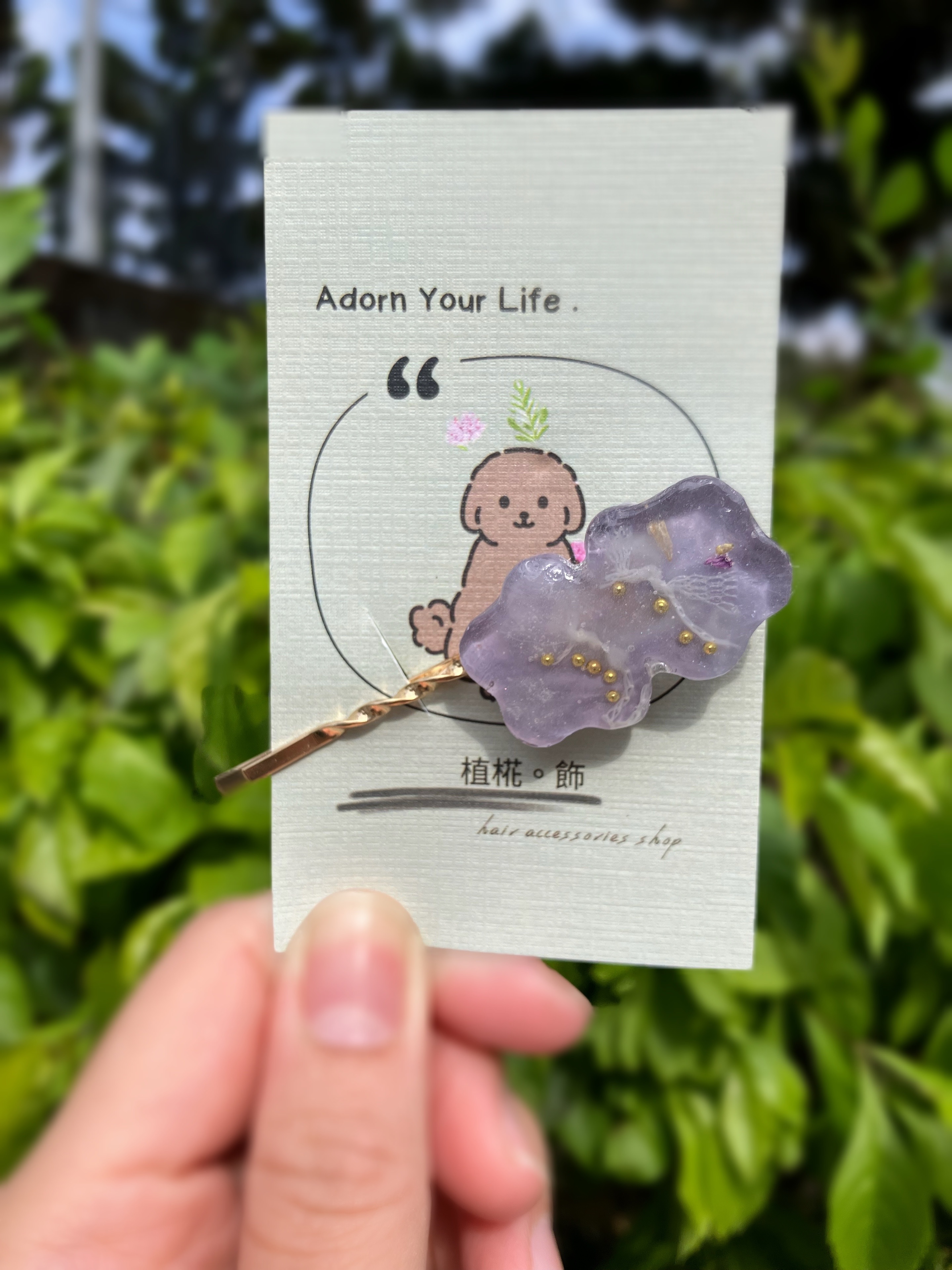 手作髮夾｜冬語花影系列⚘