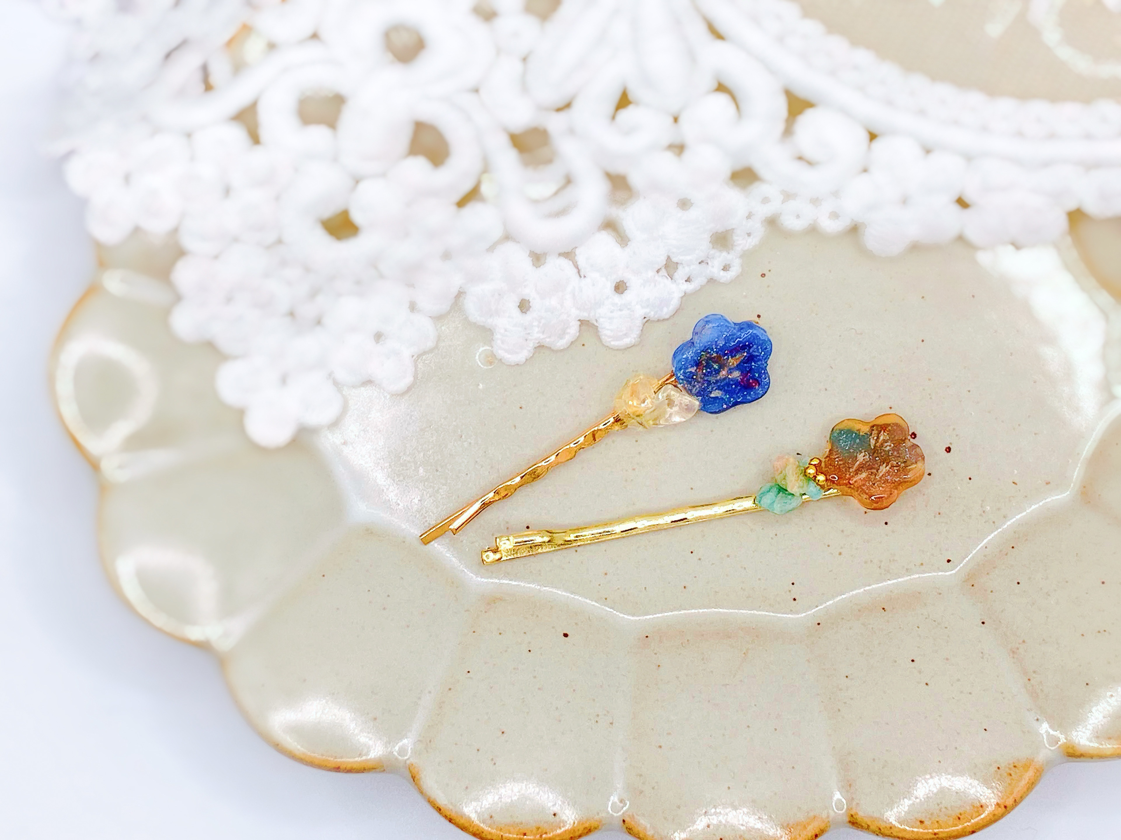 手作髮夾｜星星糖系列.✫_ﾟ [植椛。飾 市集人氣款]