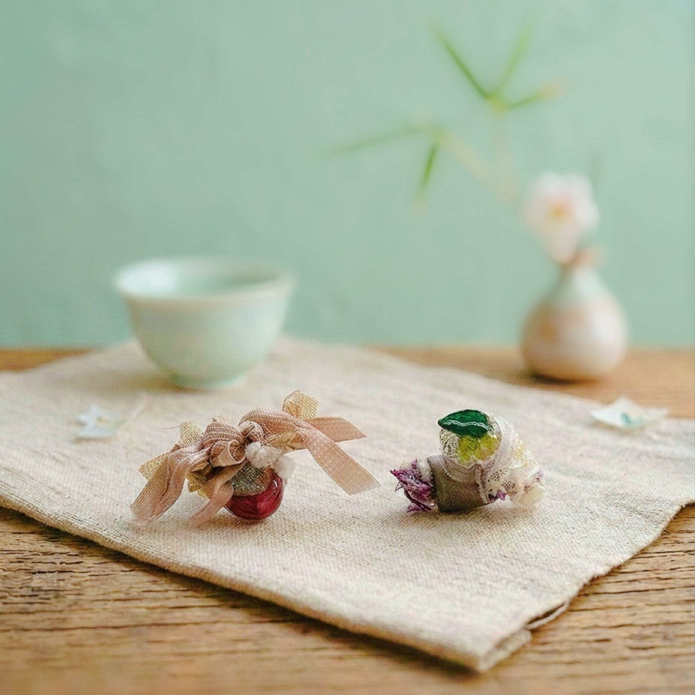 手作紗線戒指｜蘋果引力 ｜印象飾品