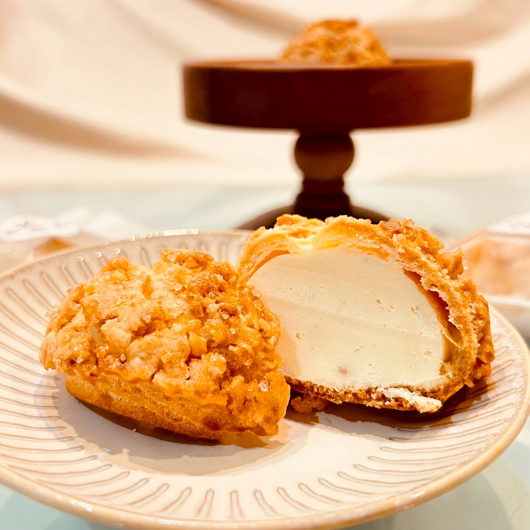 香草卡士達泡芙/6入