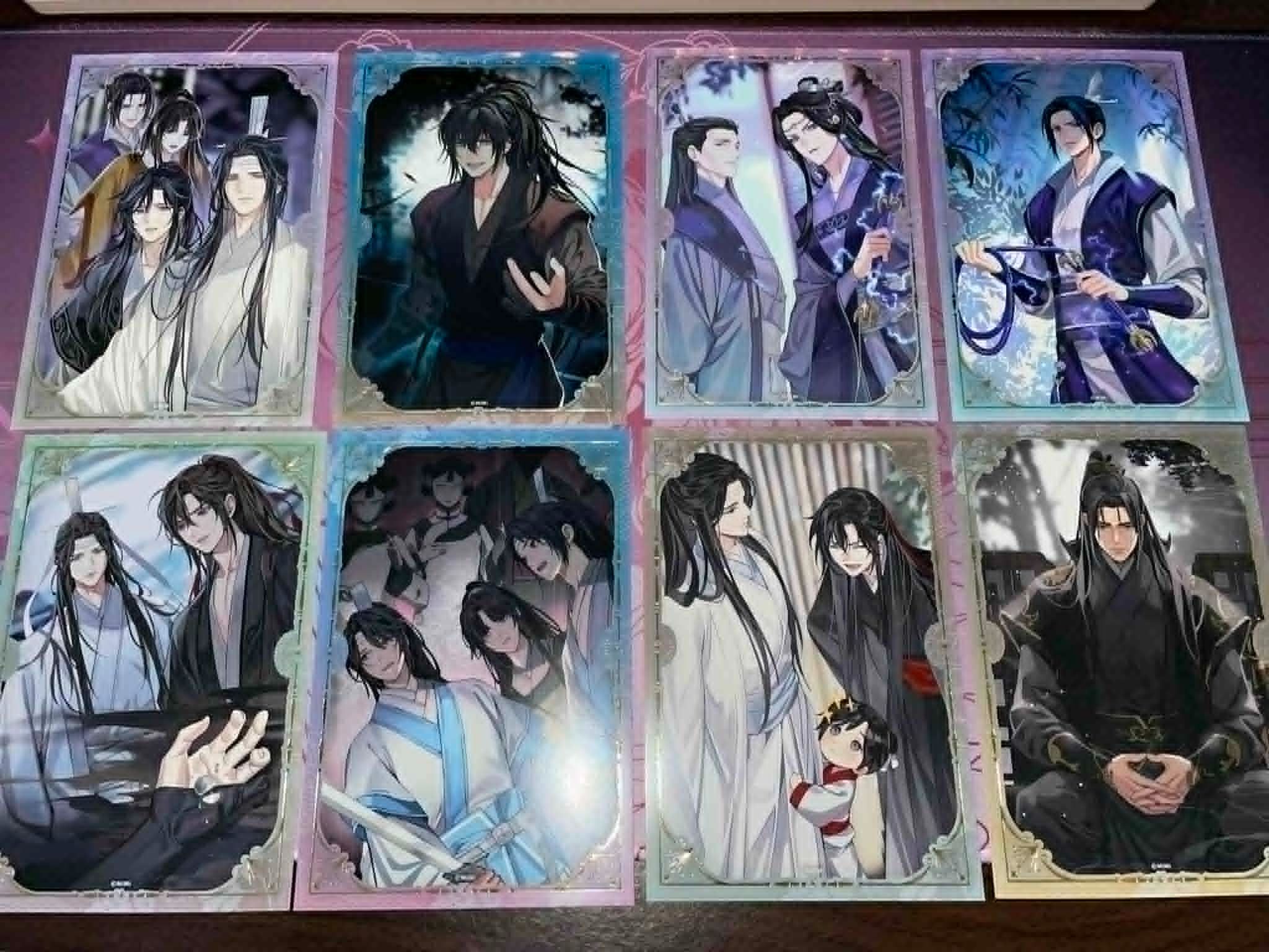 魔道祖師 日本紀念展 箔押明信片