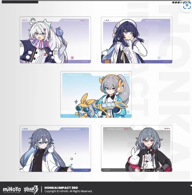 冬雪銀趣合影卡套組