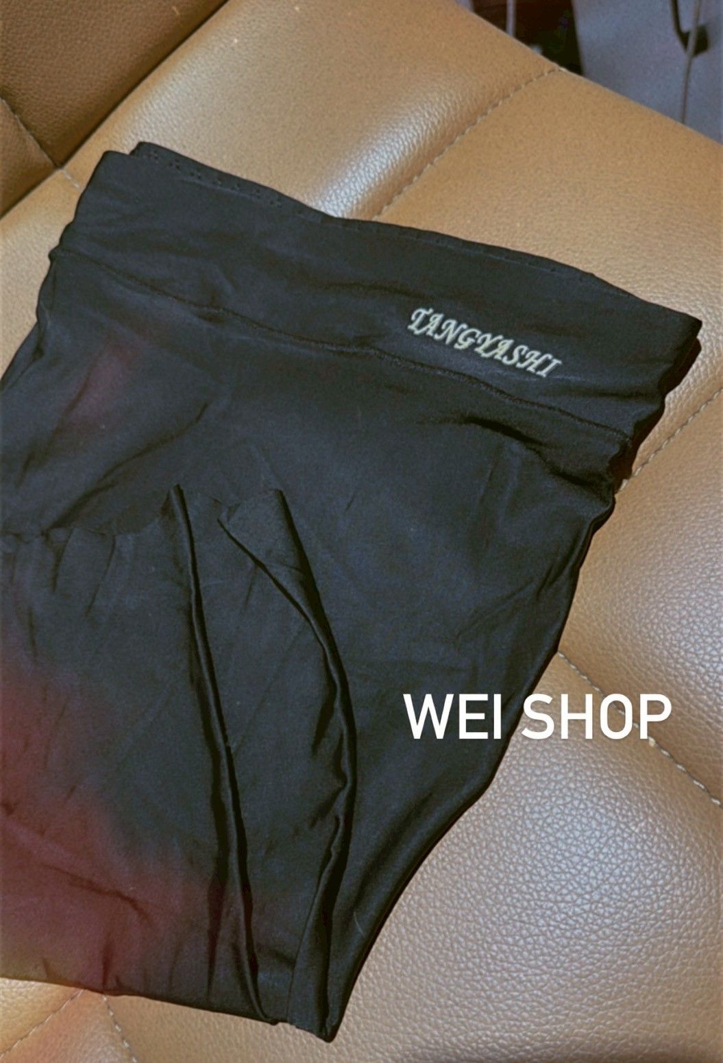 ♥英文字冰絲彈力安全褲♥