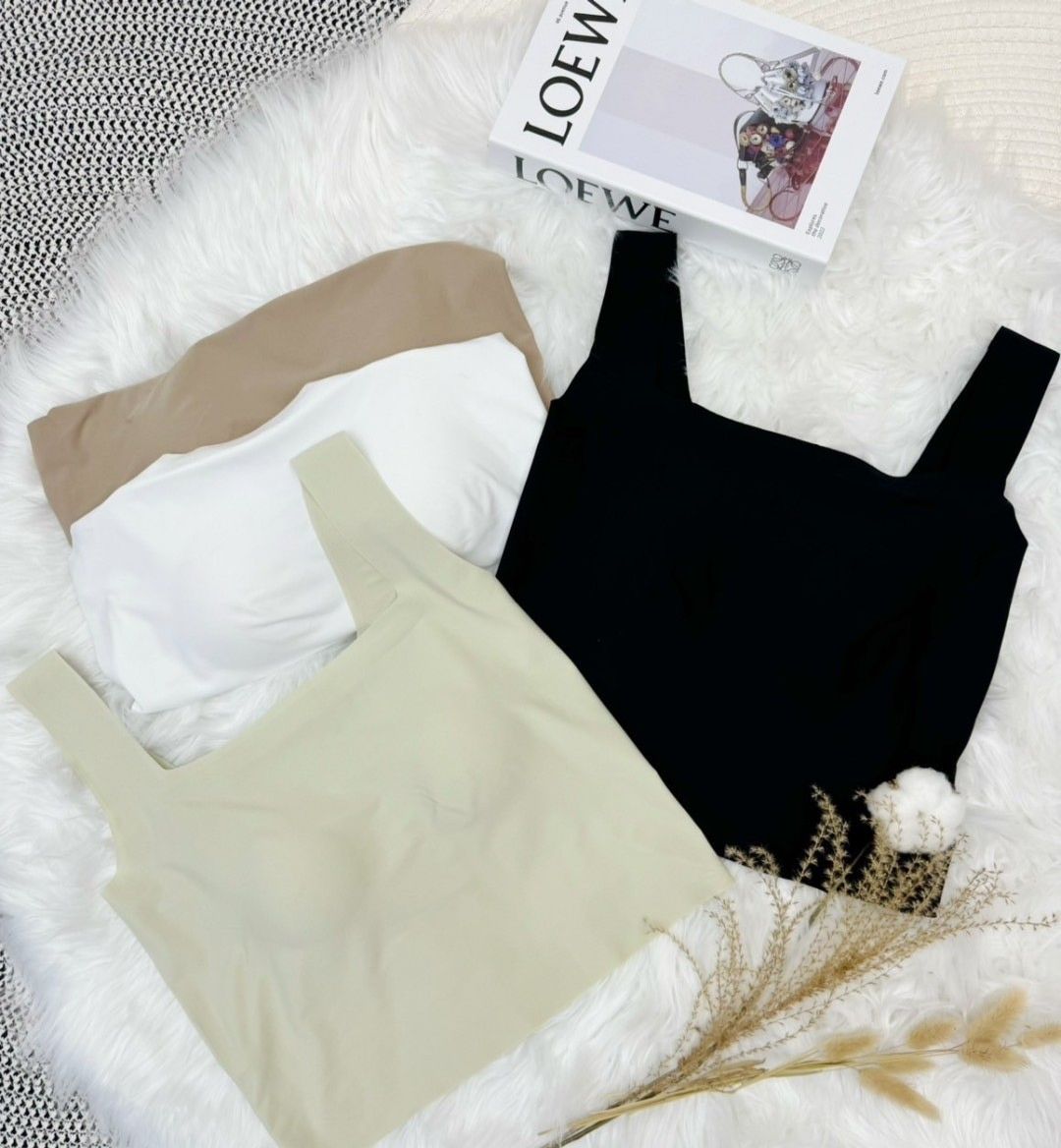 ♥冰絲涼感方領內衣♥原價499