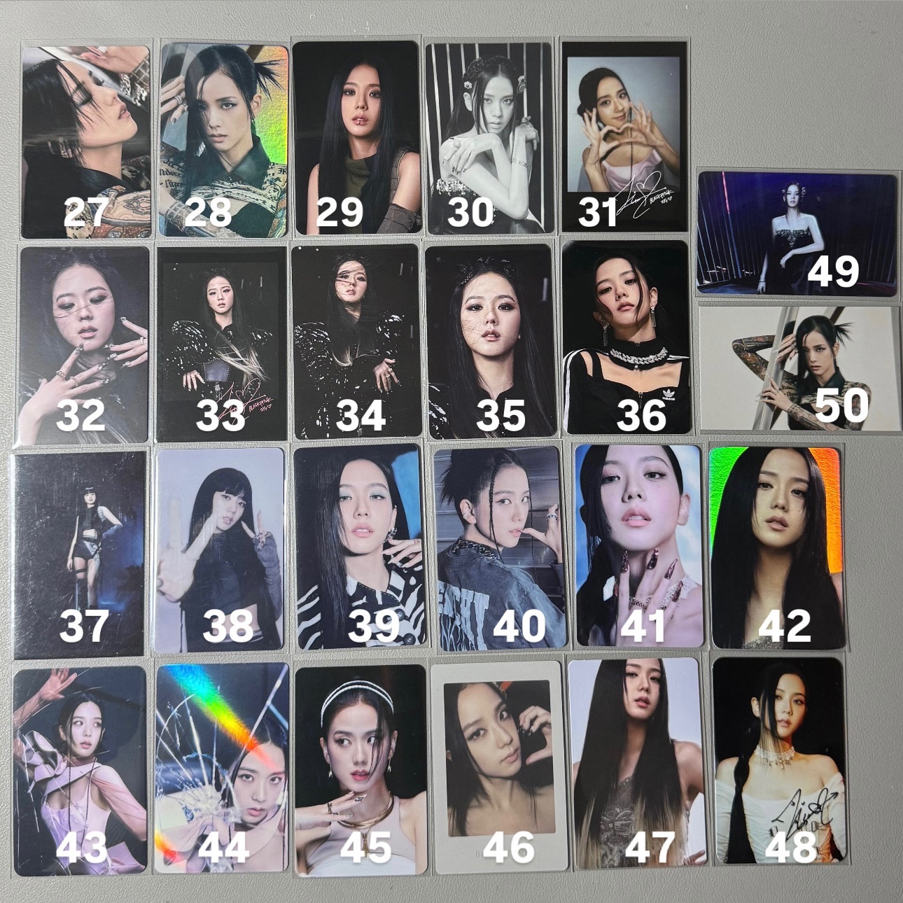 金智秀小卡 born pink 時期