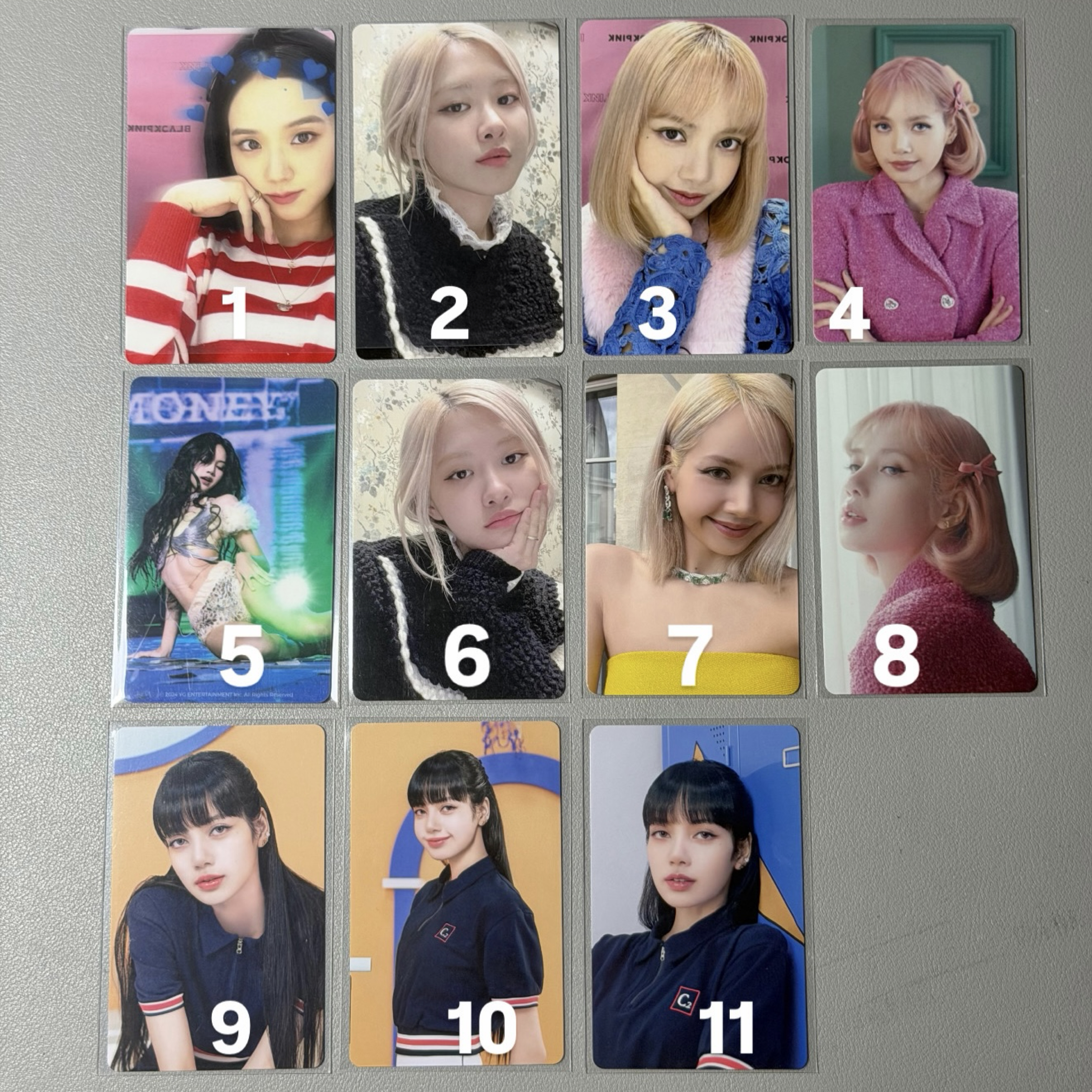 Blackpink小卡 日本早鳥會員禮小卡 bptg隨機卡 電影莎