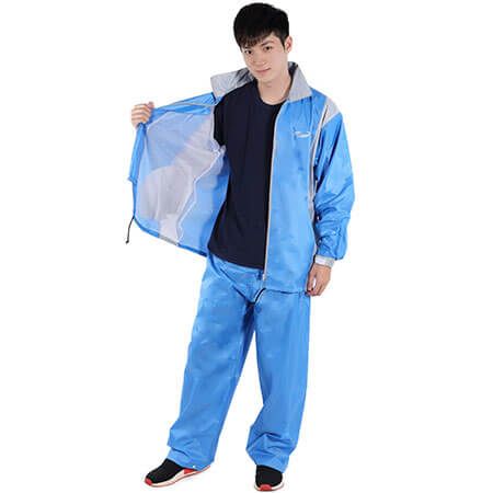鱷魚牌 簡約時尚尼龍風雨衣 兩件式雨衣
