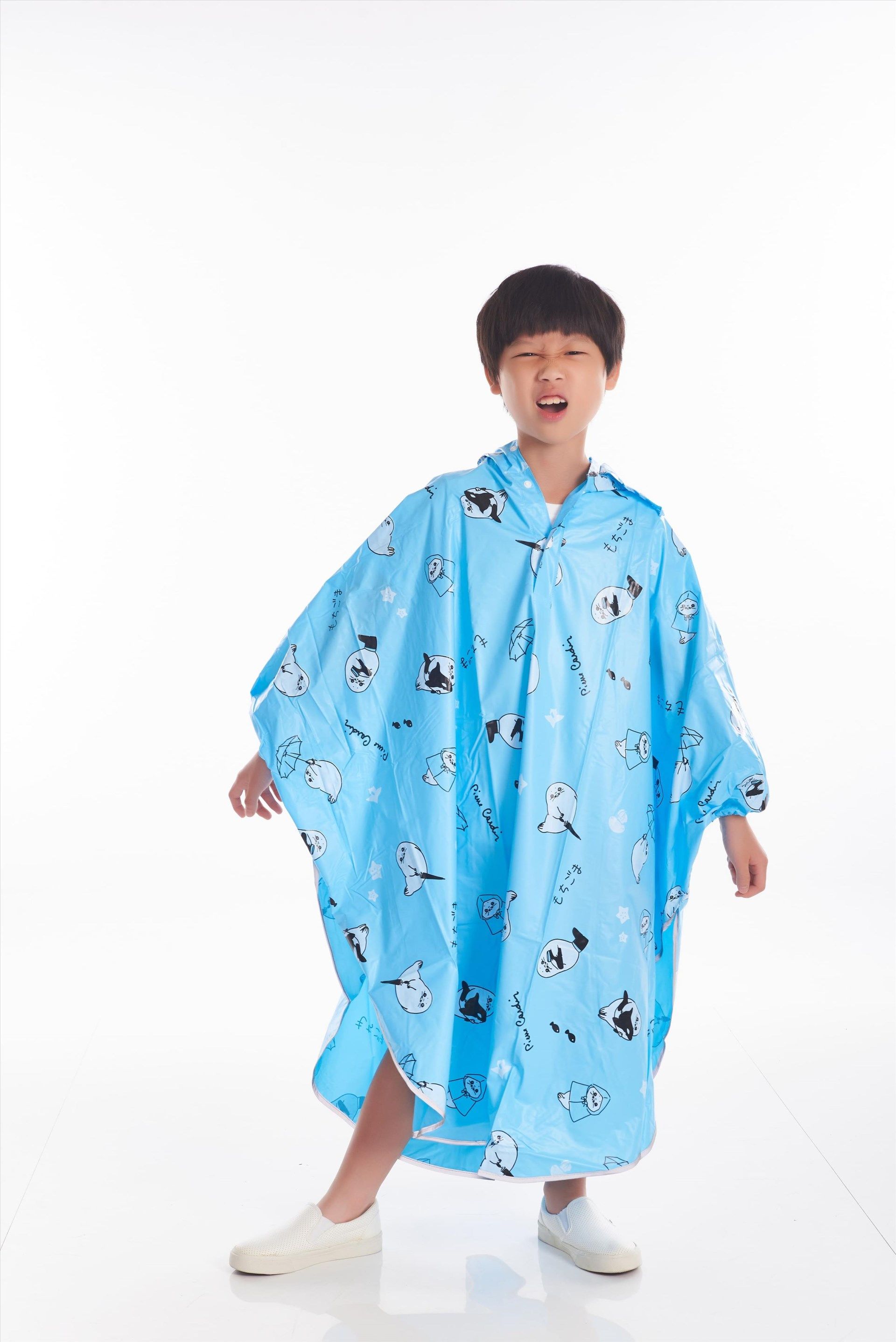小海豹糯糯兒童斗篷雨衣