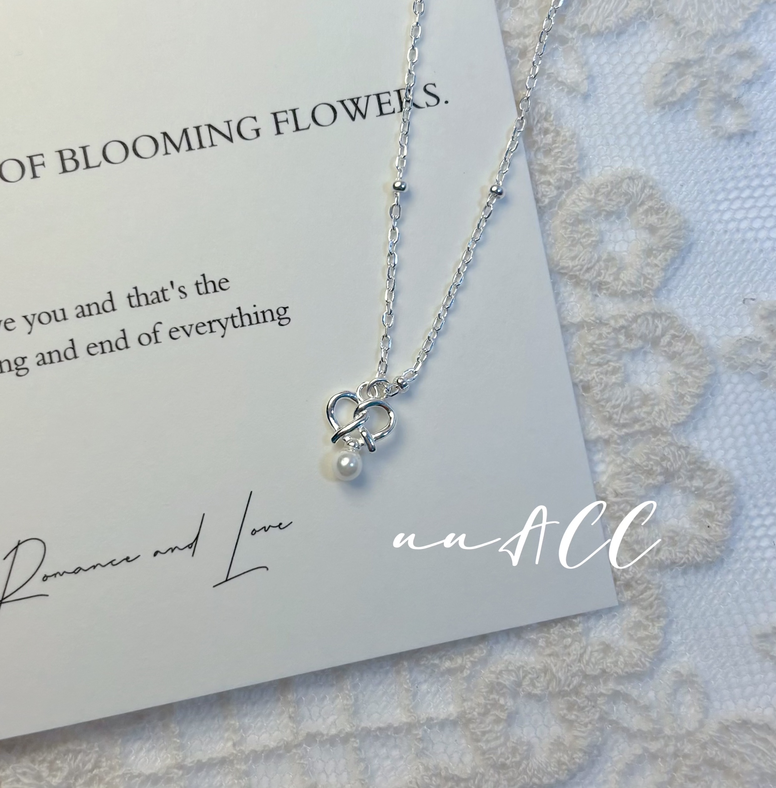 正韓純銀餅乾珍珠項鍊🇰🇷