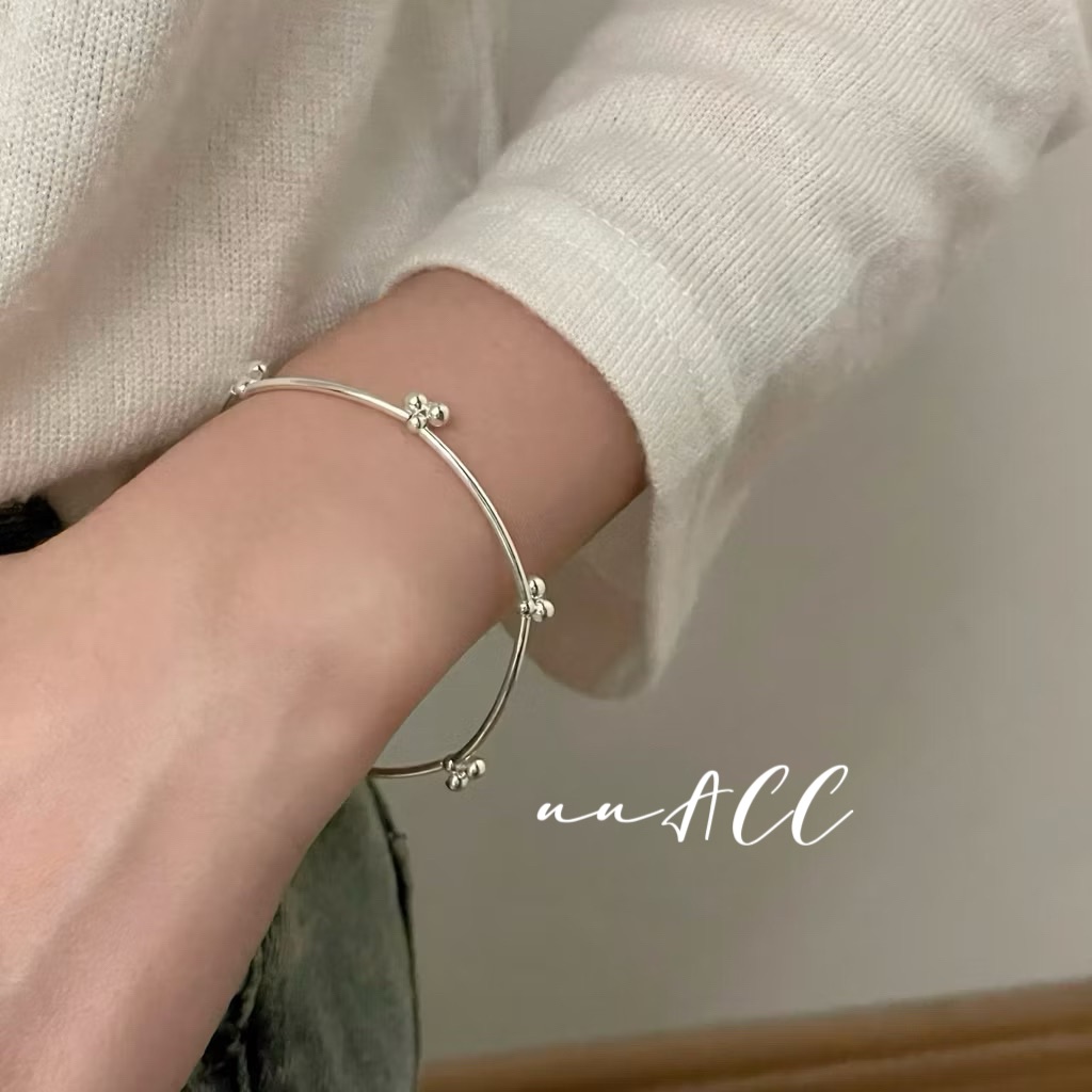 純銀管小珠珠手鏈