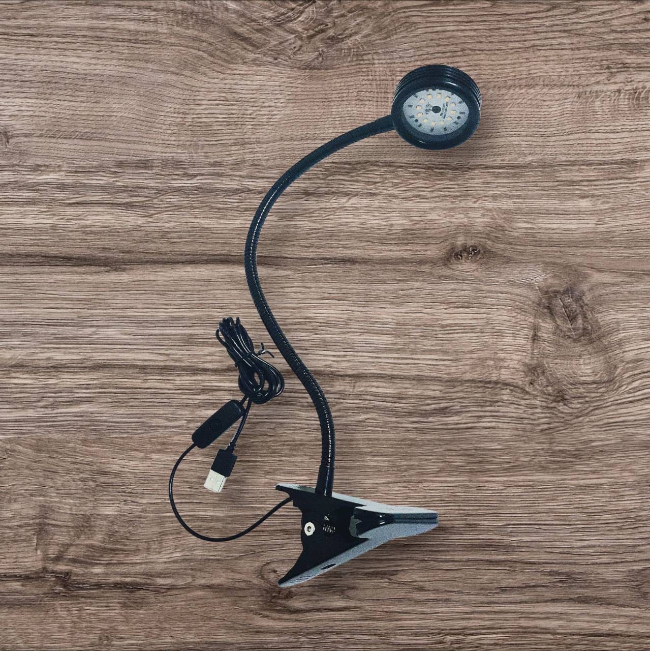 可調光、可定時任意夾5瓦鸚鵡補光燈