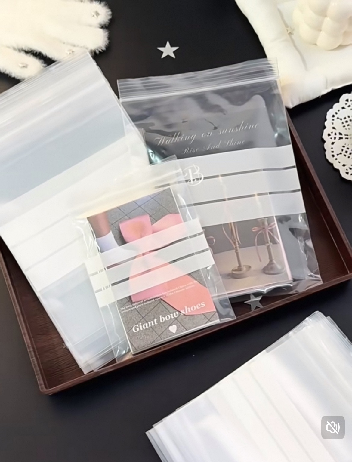 現貨-條紋自封袋10*15