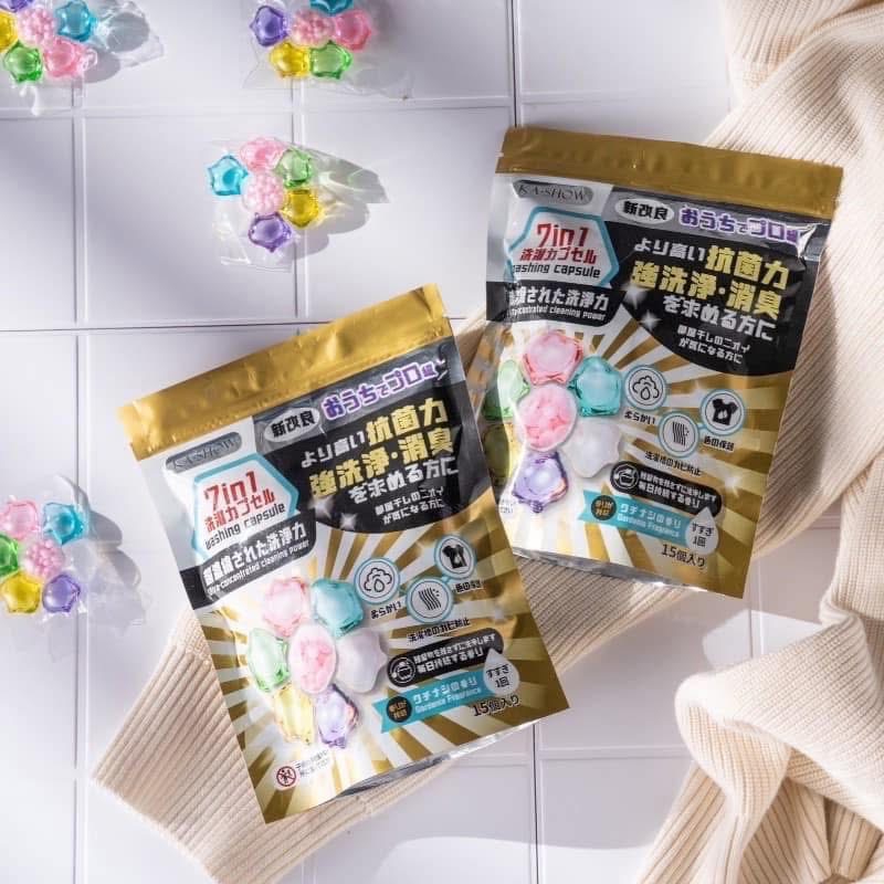 KA-SHOW 洗濯職人 7-in-1 極淨香氛洗衣球 15入買一送一