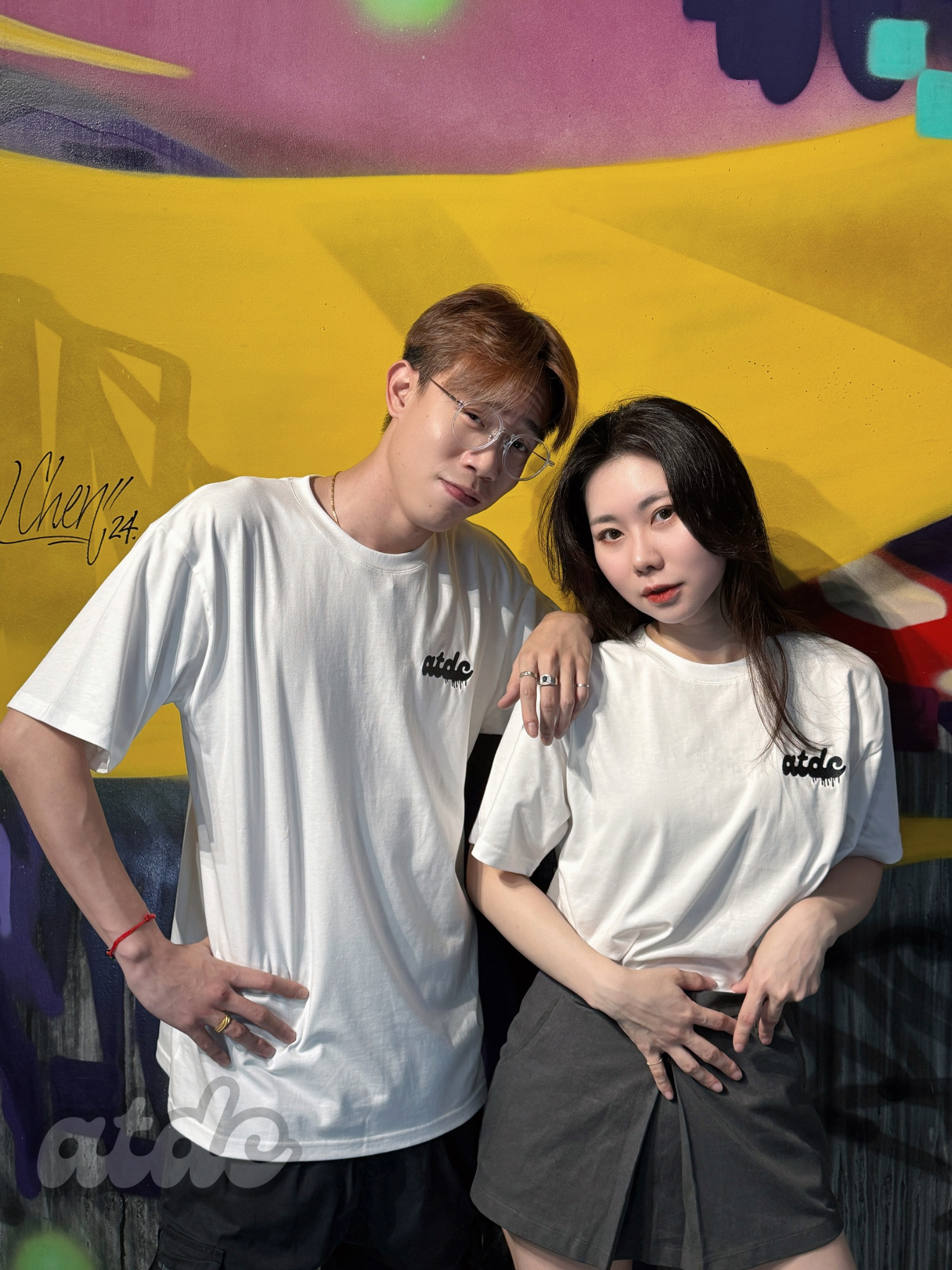 質感logoTEE（白色）