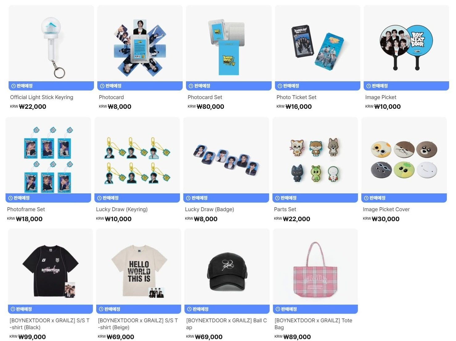 BOYNEXTDOOR TOUR ’KNOCK ON Vol.1’ FINAL 官方周邊（WVS通路）