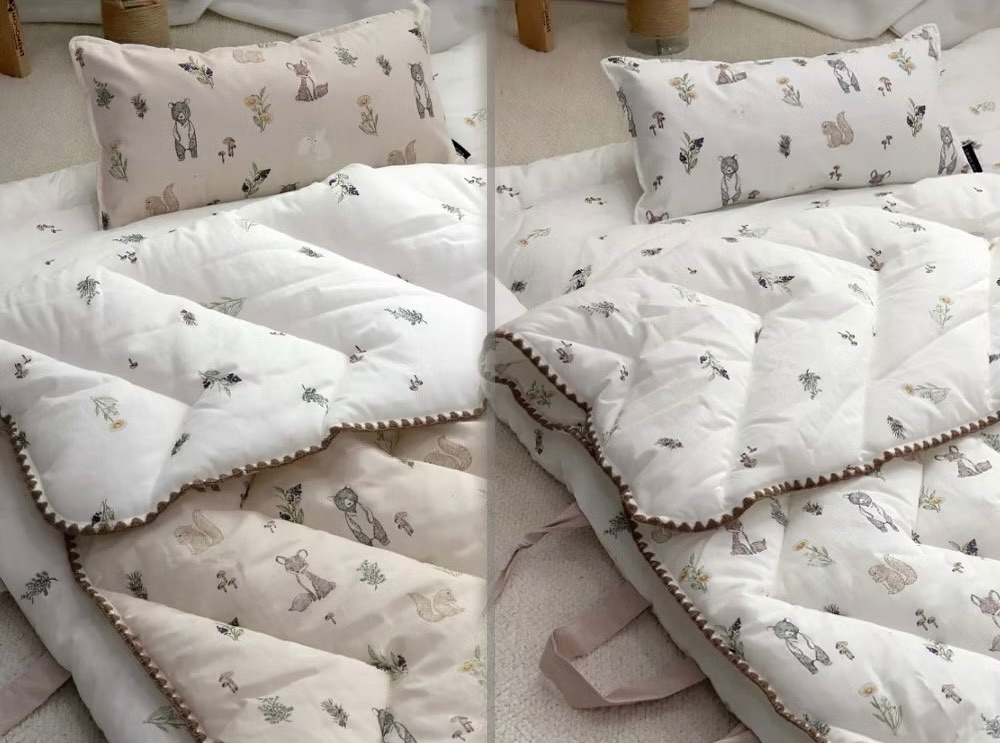 🇰🇷有機棉雙面四季睡袋組🏫