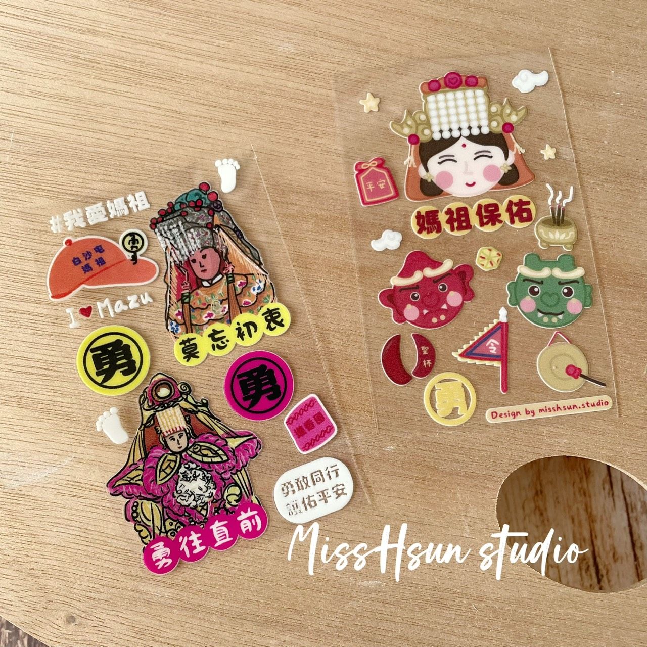 媽祖｜水晶轉印貼